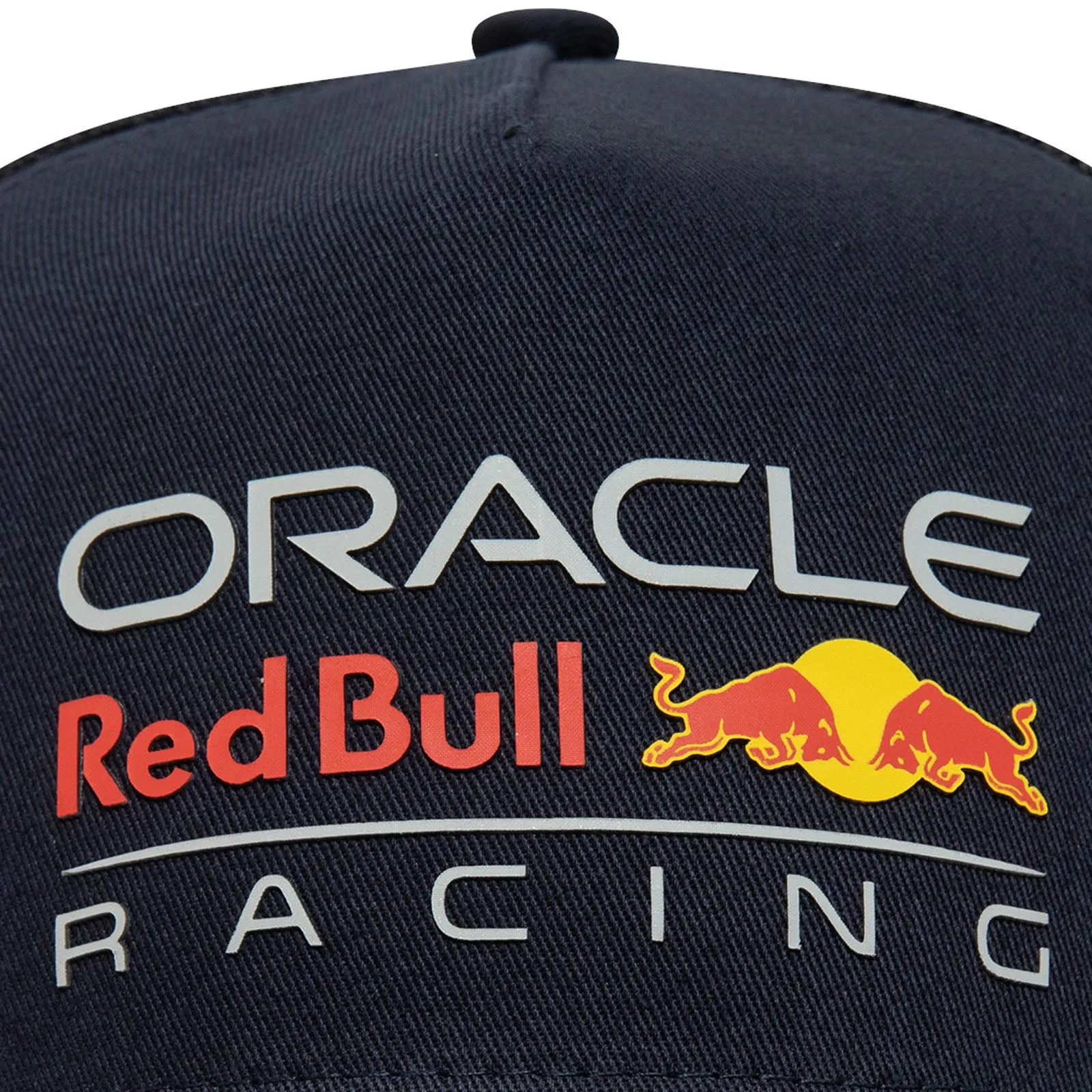 New Era Mens Red Bull Racing Essentials Snapback A-Frame Trucker Cap - Blue