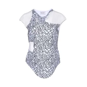 Oblique Women's White Top