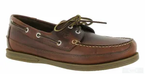 Orca Bay Fowey Mens Wide Fit 2 Eyelet Lace Up Deck Shoe