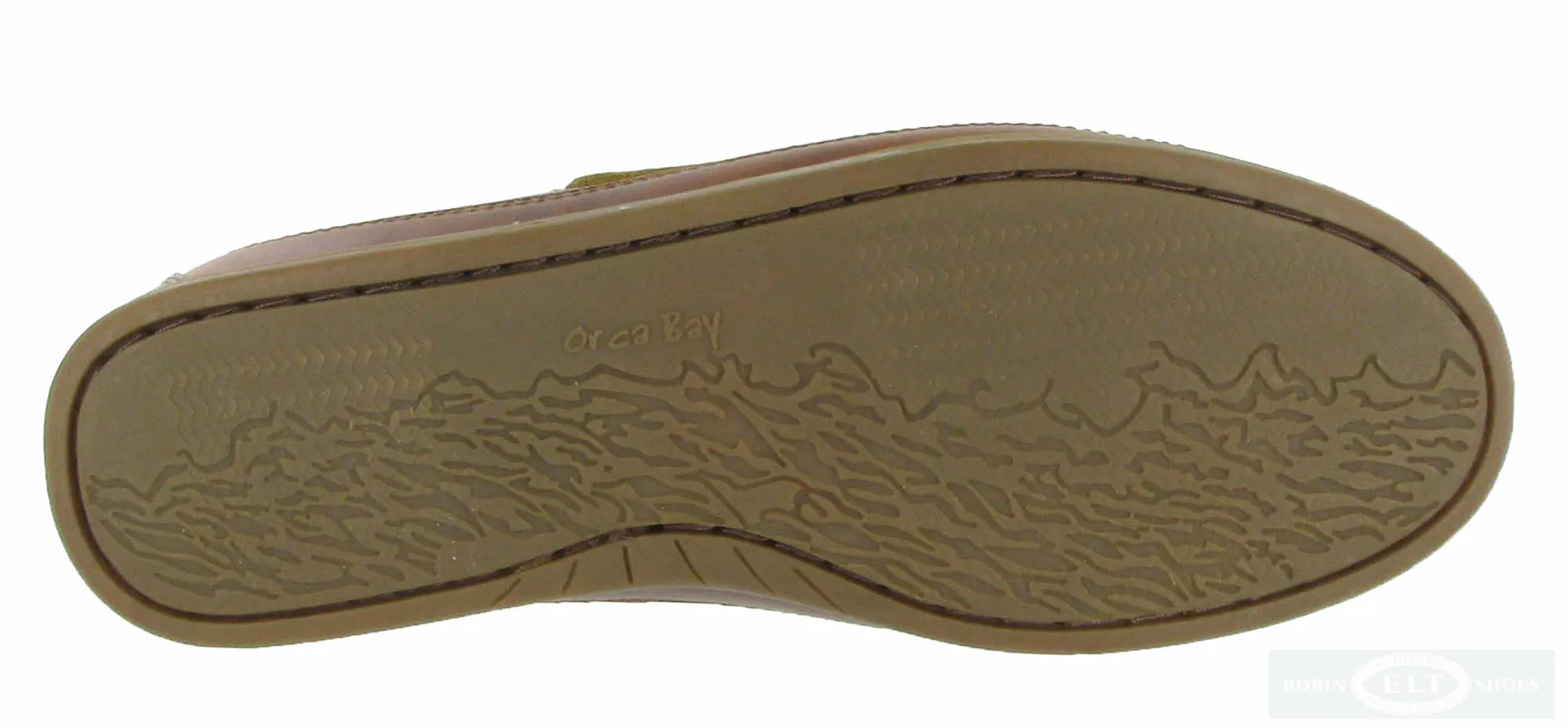 Orca Bay Fowey Mens Wide Fit 2 Eyelet Lace Up Deck Shoe