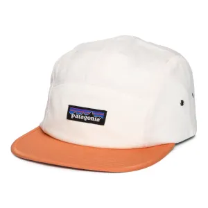 Patagonia Hats P-6 Label Maclure Organic Cotton 5 Panel Cap - Cream-Rust