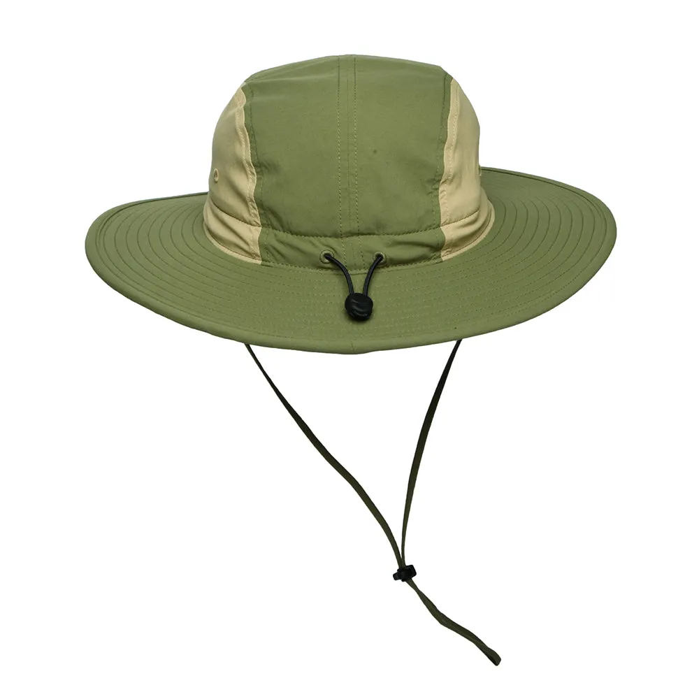 Patagonia Hats Quandary Brimmer Recycled Boonie Hat - Olive-Light Brown