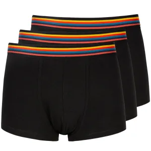 Paul Smith Artist Stripe Boxer Briefs 3 Pack Black