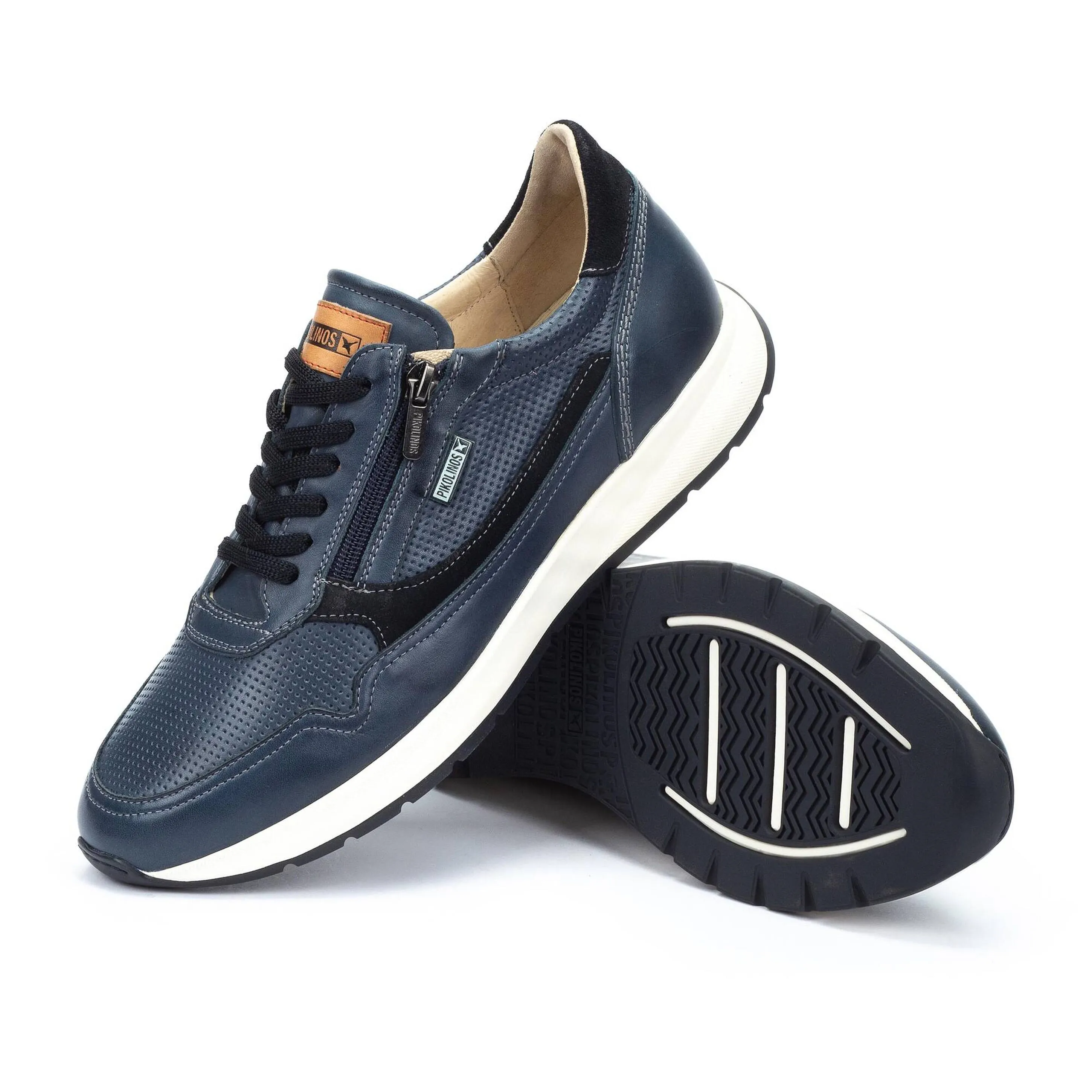 Pikolinos Gareth M2B-6263 Mens Leather Lace Up Trainer
