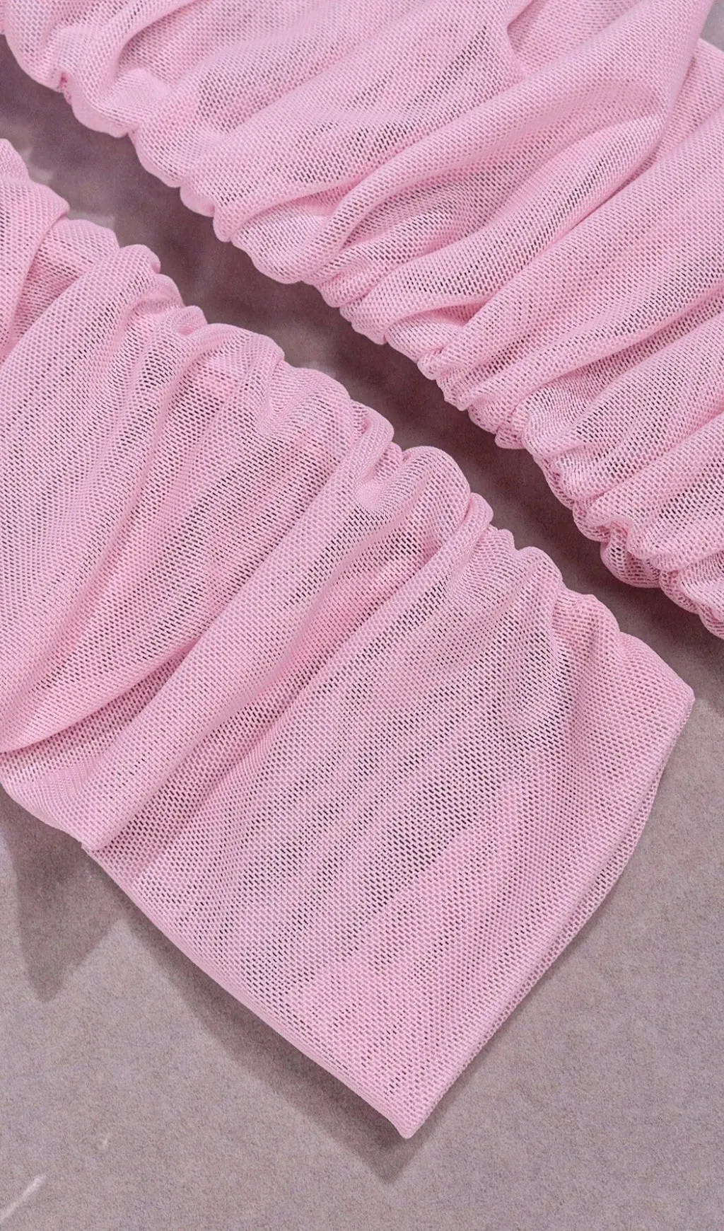 PINK STRAPLESS RUCHED MINI DRESS Gloria Lanvin
