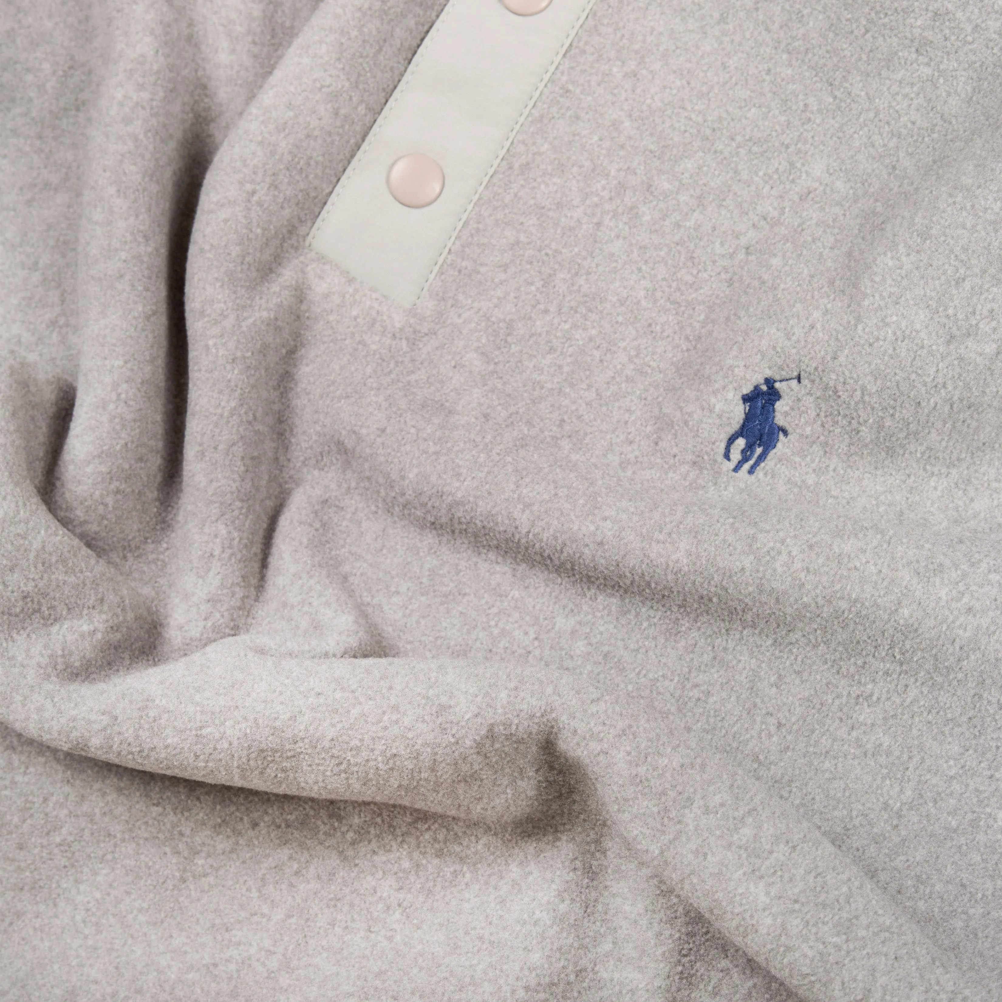 Polo Ralph Lauren Mockneck Pullover Fleece Andover Heather