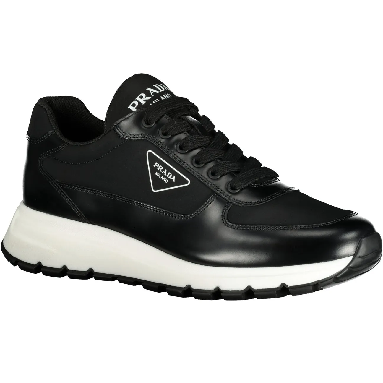 Prada Triangle Logo Nylon Runner Trainers