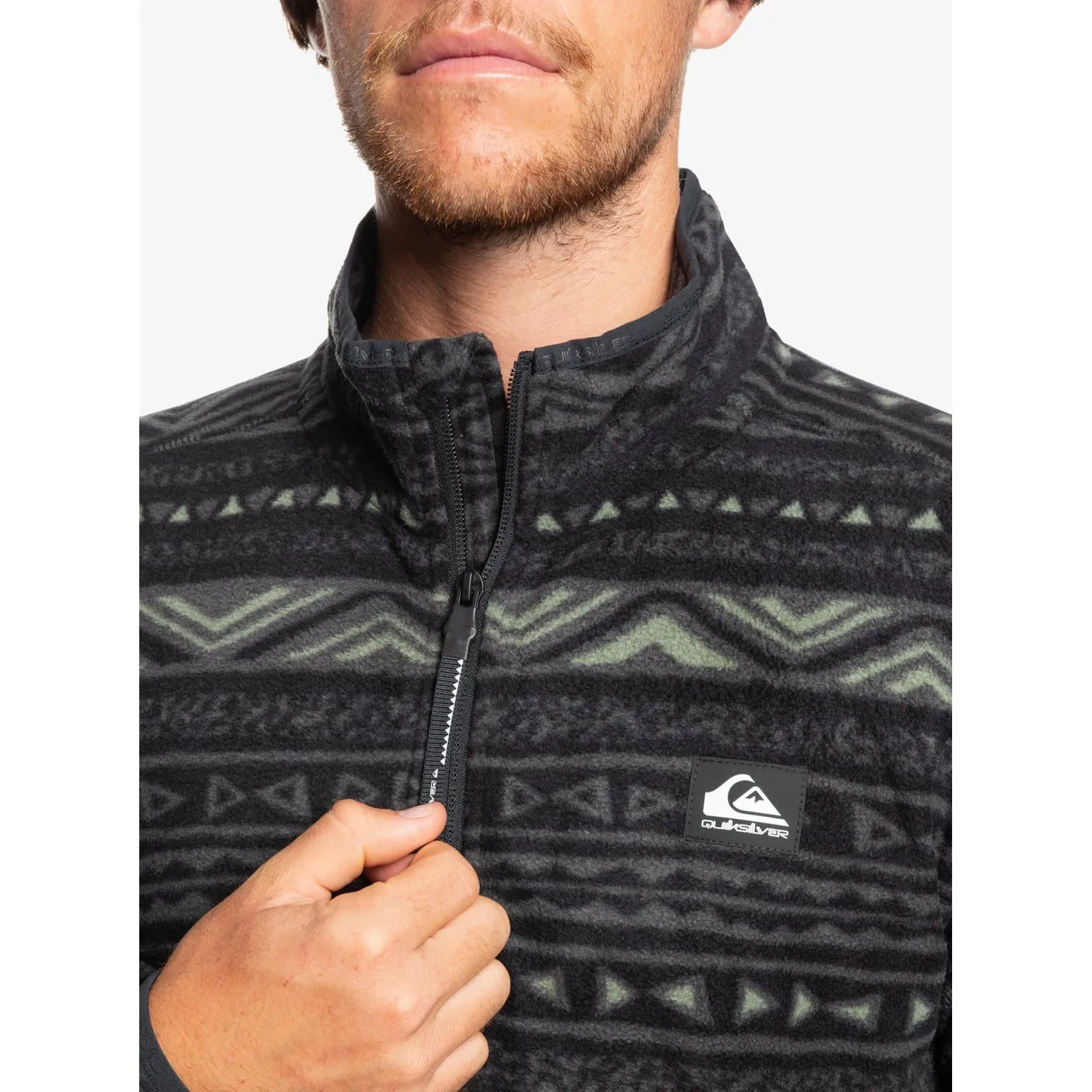 Quiksilver Mens Aker Half Zip Fleece