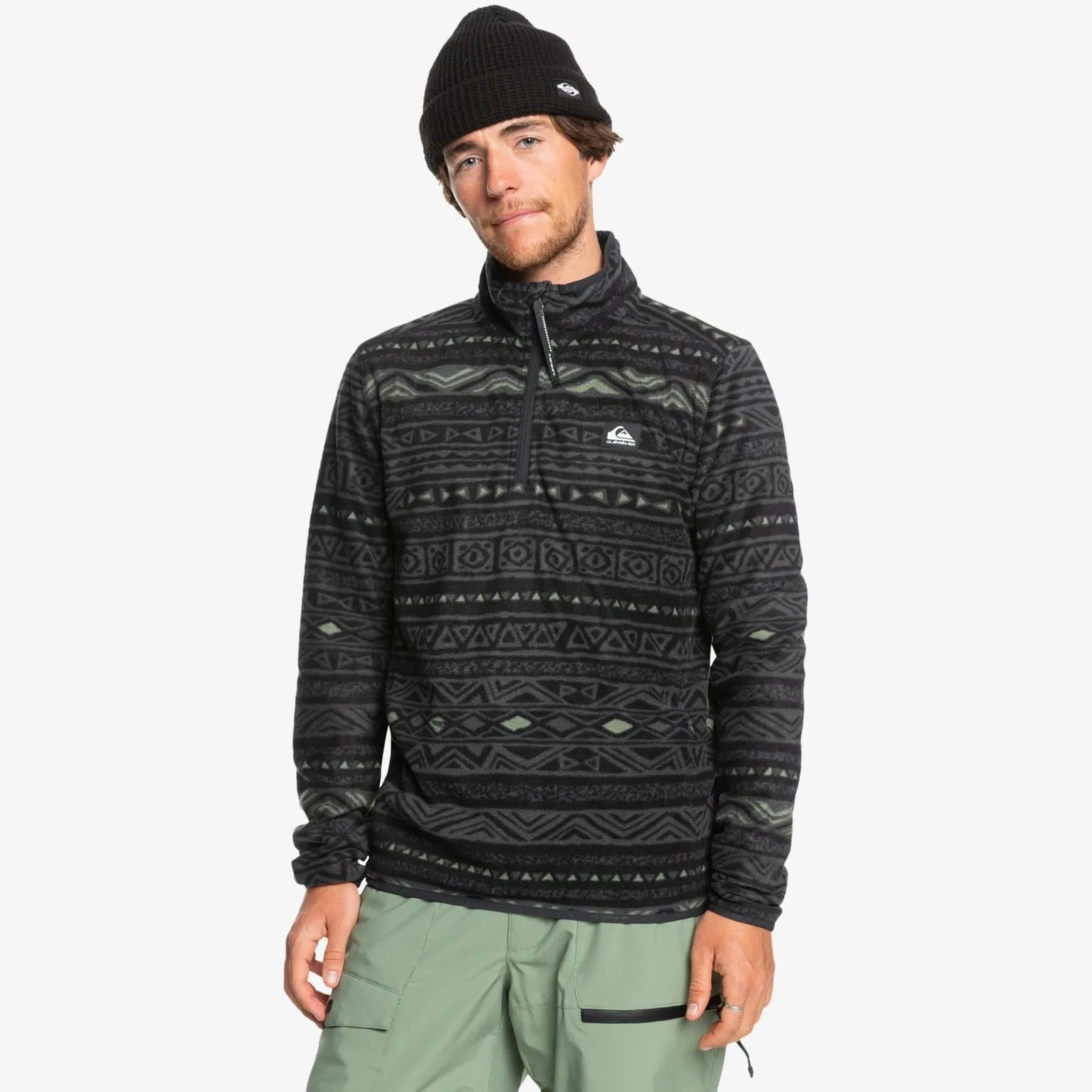 Quiksilver Mens Aker Half Zip Fleece