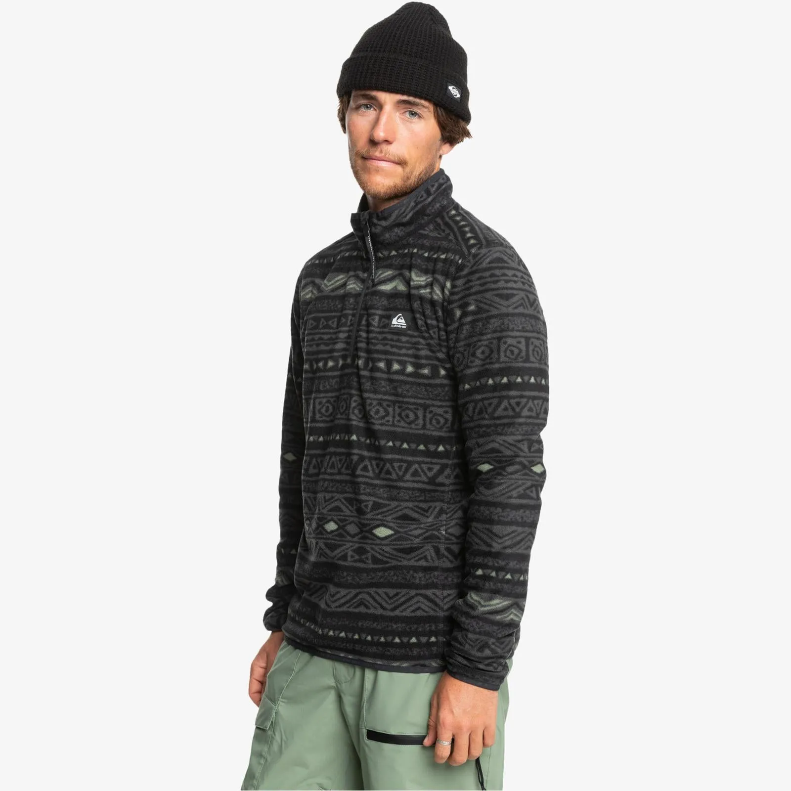 Quiksilver Mens Aker Half Zip Fleece