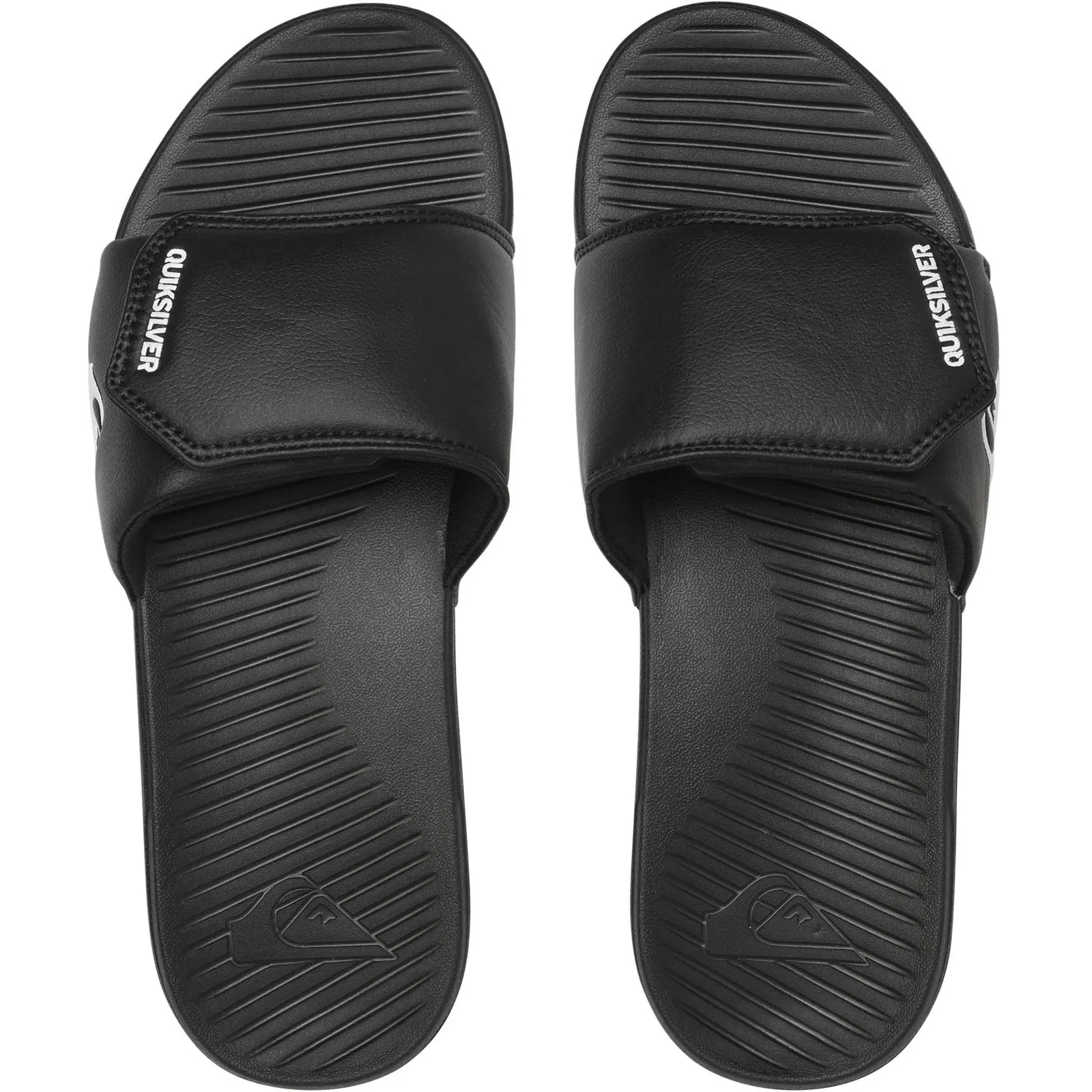Quiksilver Mens Bright Coast Strap Sliders - Black
