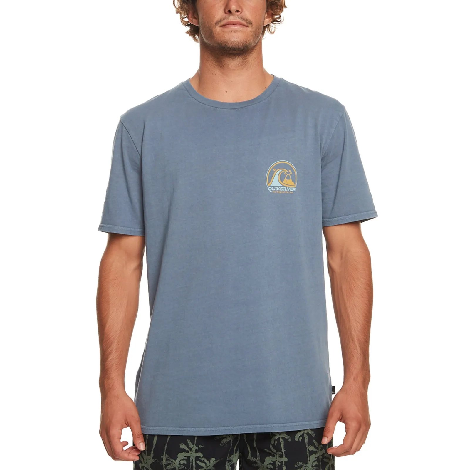 Quiksilver Mens Clean Circle Short Sleeve Cotton T-Shirt