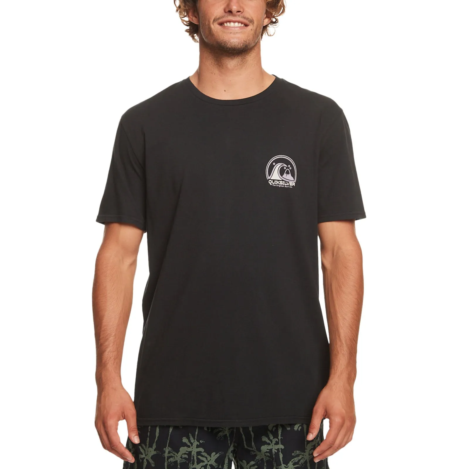 Quiksilver Mens Clean Circle Short Sleeve Cotton T-Shirt