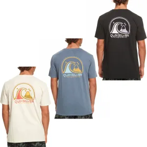 Quiksilver Mens Clean Circle Short Sleeve Cotton T-Shirt