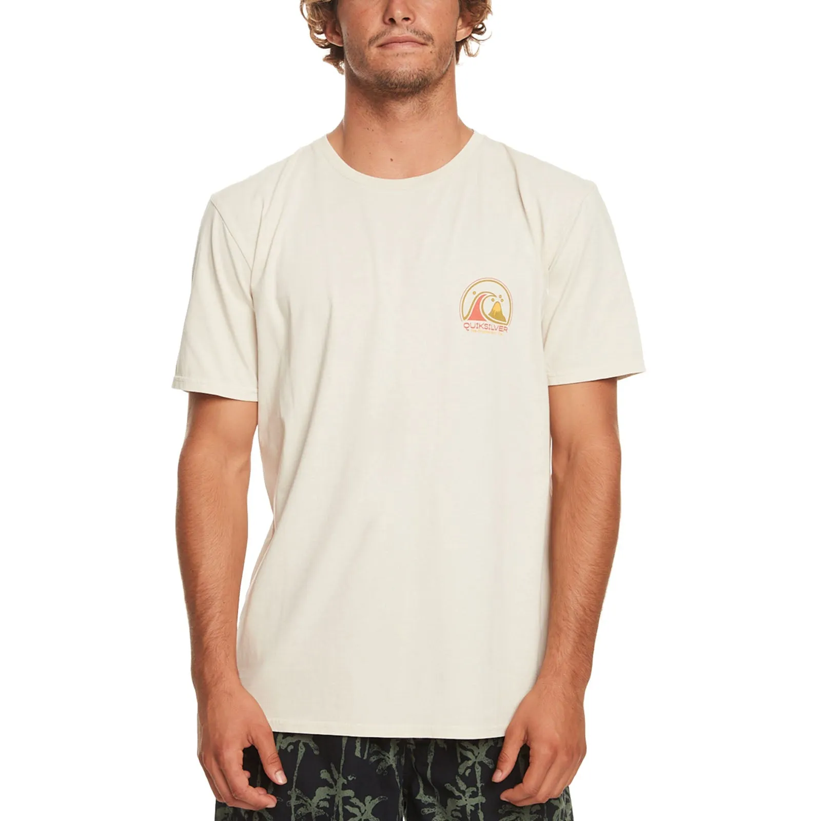 Quiksilver Mens Clean Circle Short Sleeve Cotton T-Shirt