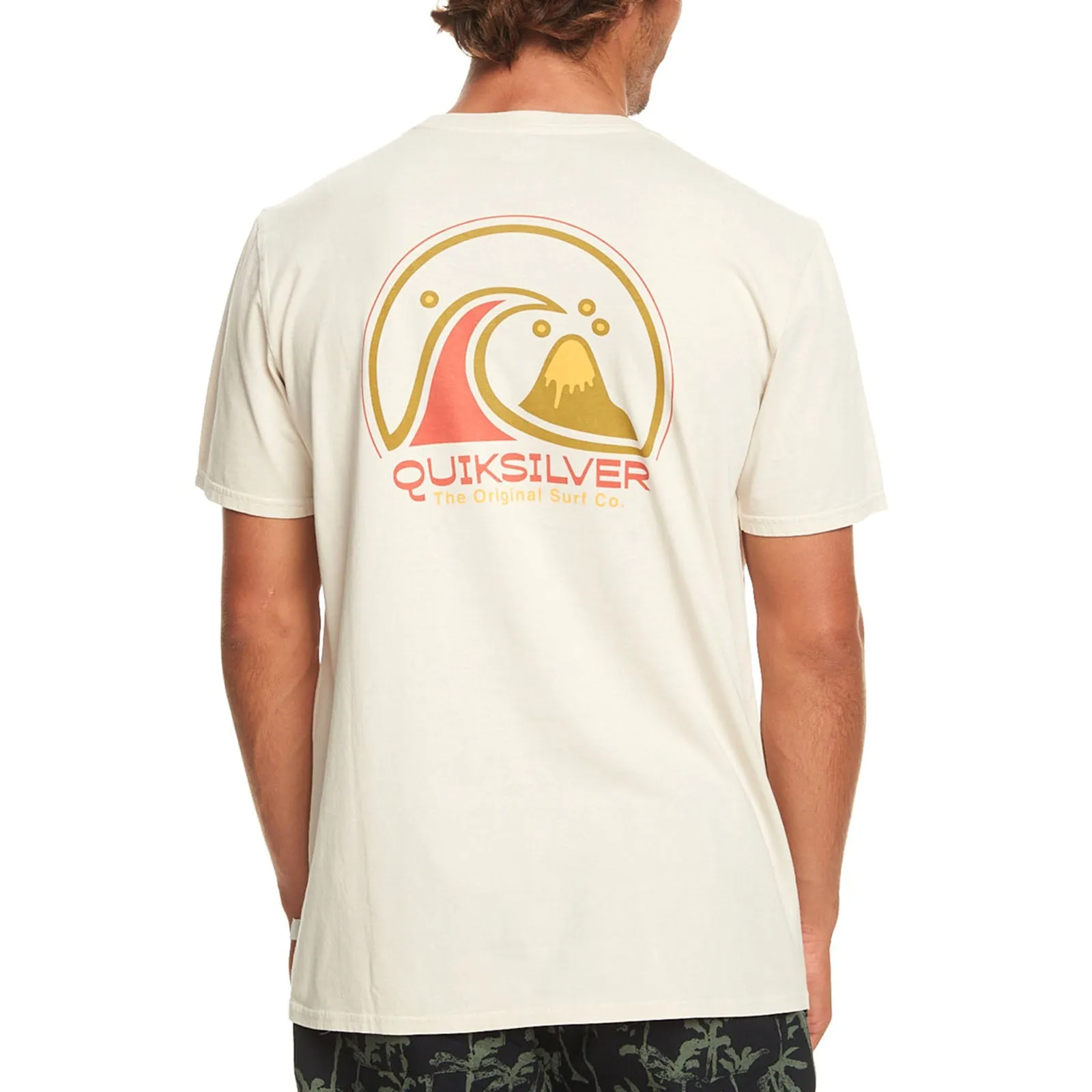 Quiksilver Mens Clean Circle Short Sleeve Cotton T-Shirt