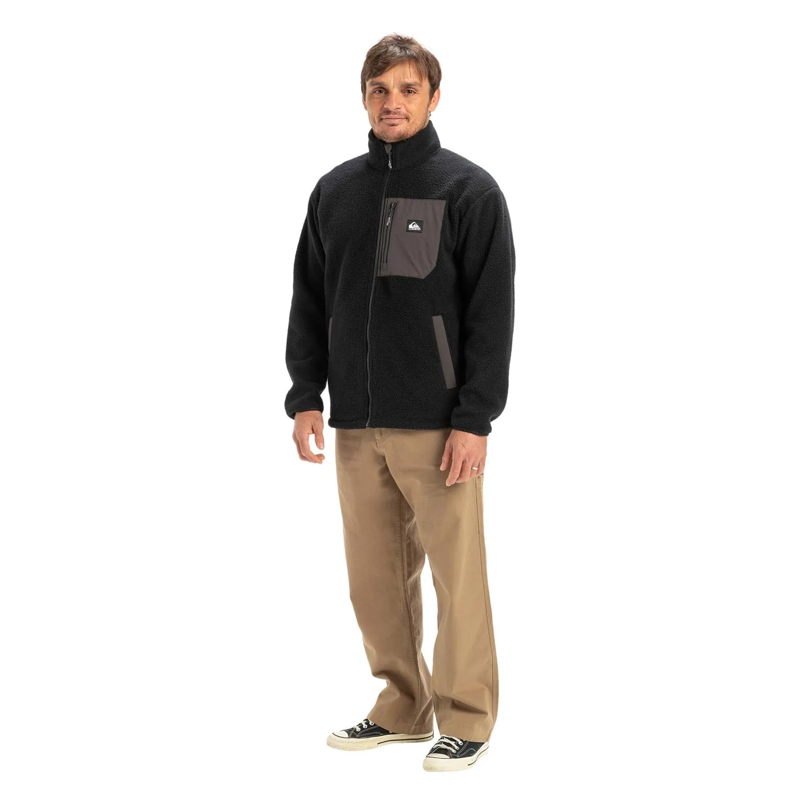Quiksilver Mens Clean Coast Full Zip Fleece