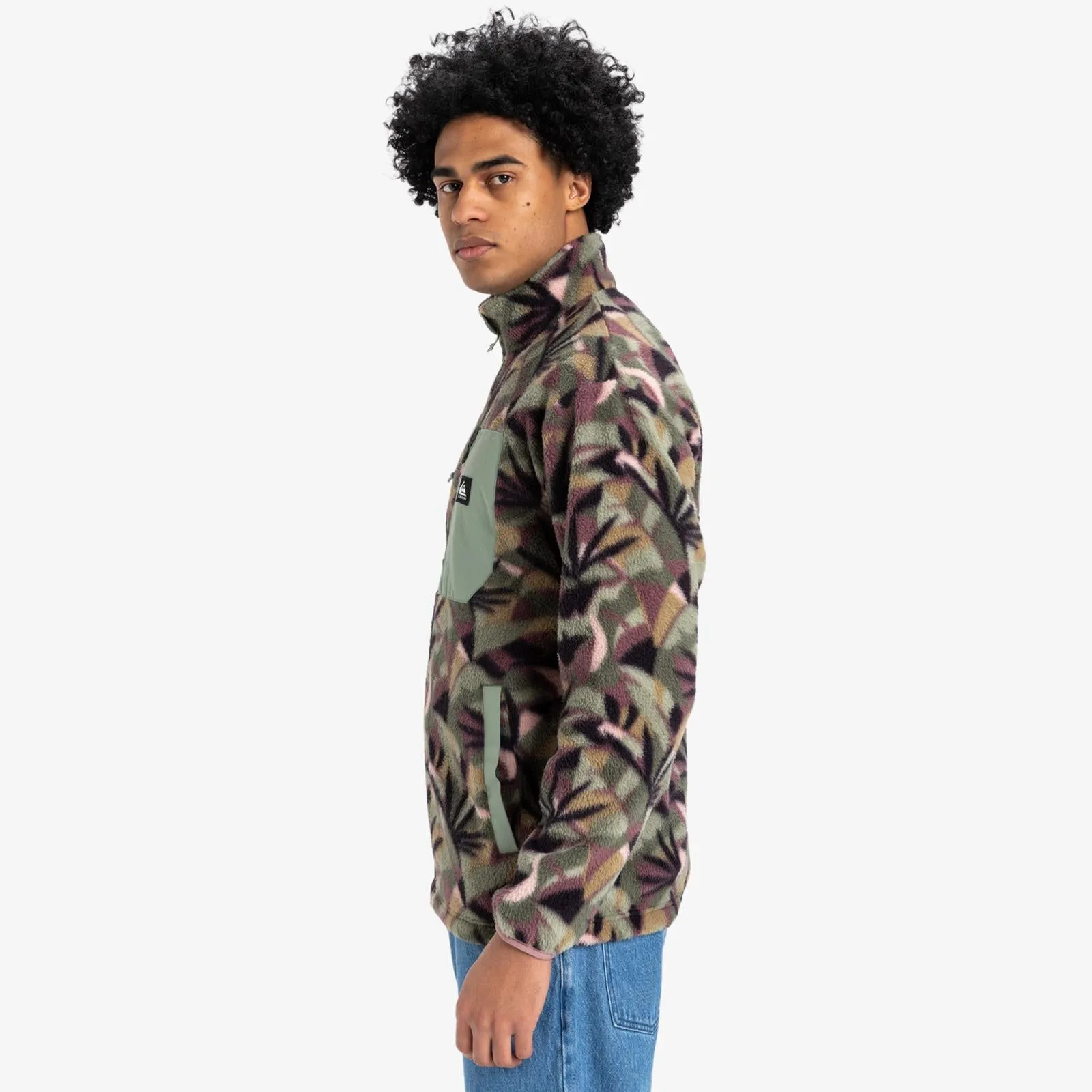 Quiksilver Mens Clean Coast Full Zip Fleece