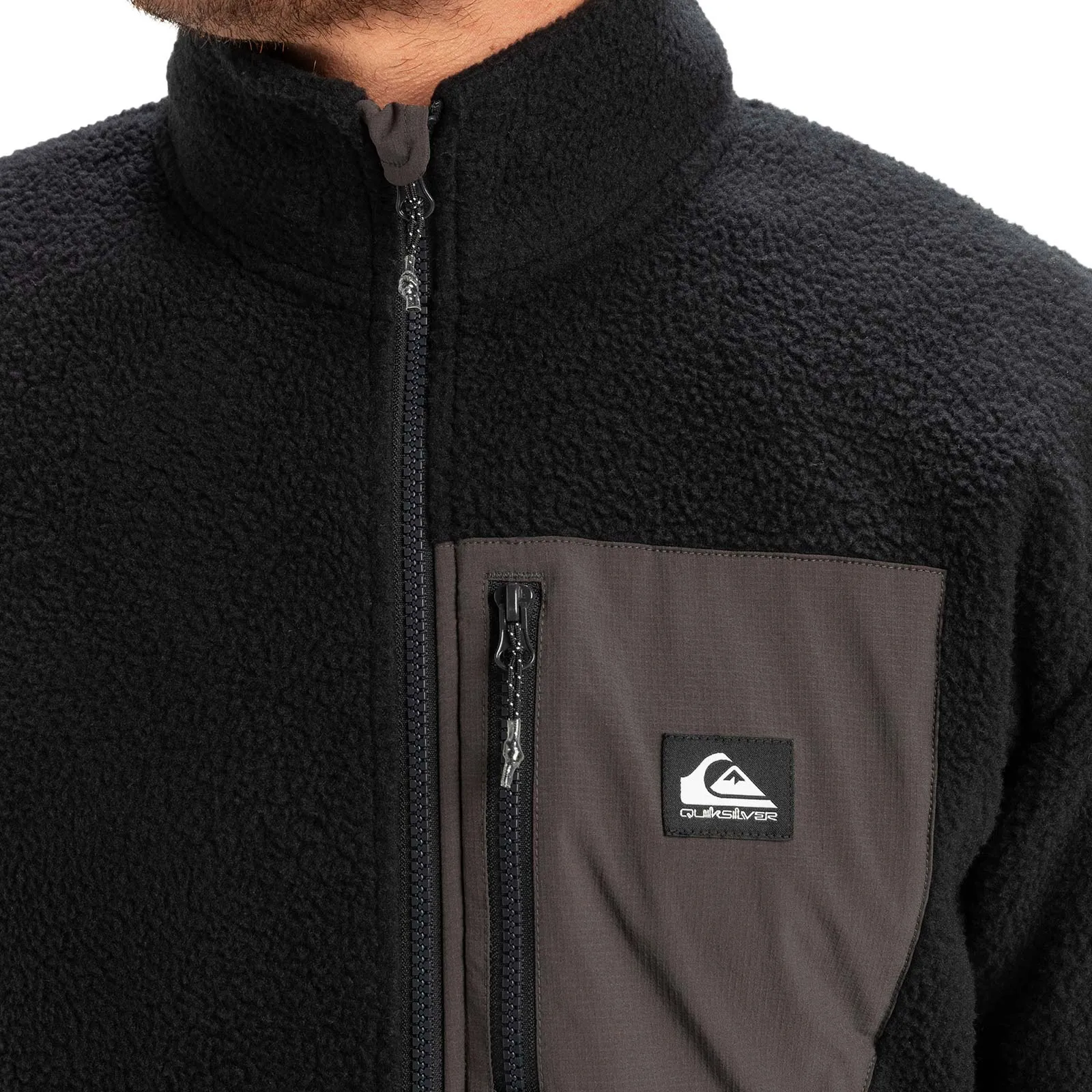 Quiksilver Mens Clean Coast Full Zip Fleece