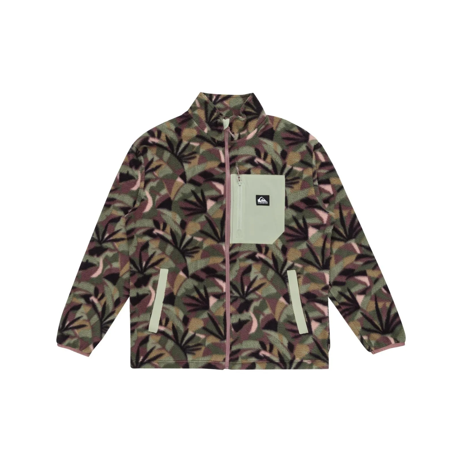 Quiksilver Mens Clean Coast Full Zip Fleece