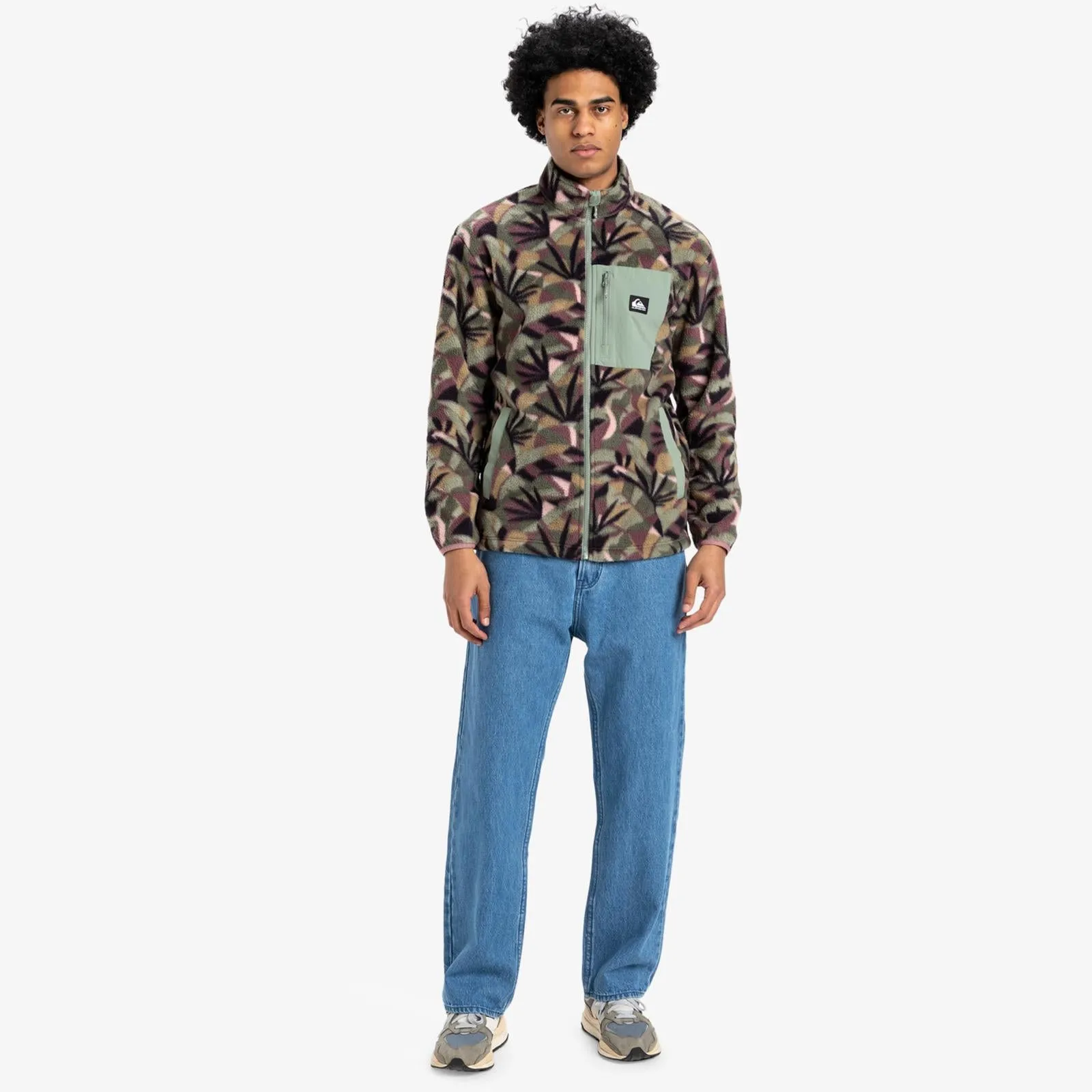 Quiksilver Mens Clean Coast Full Zip Fleece