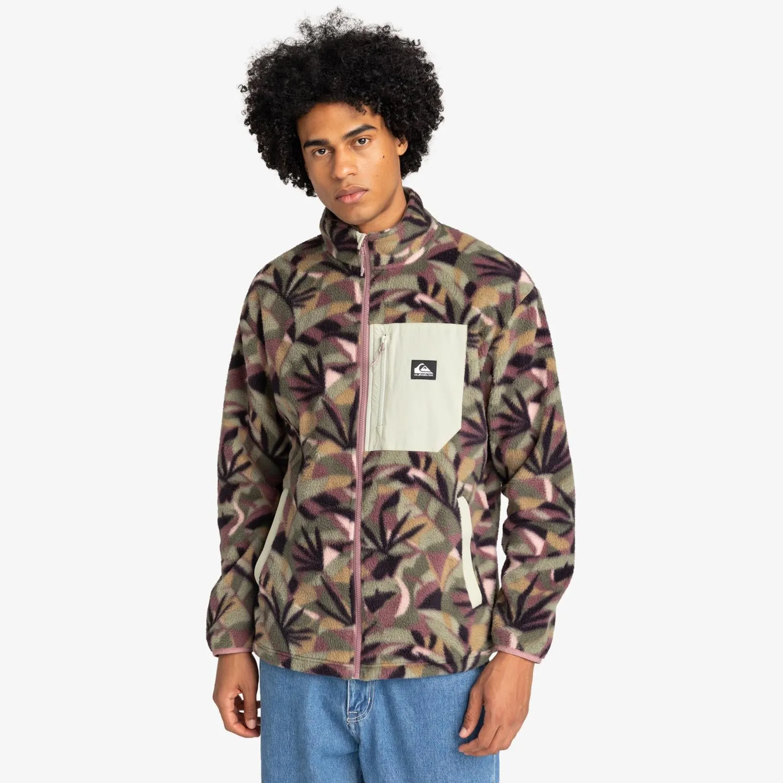 Quiksilver Mens Clean Coast Full Zip Fleece