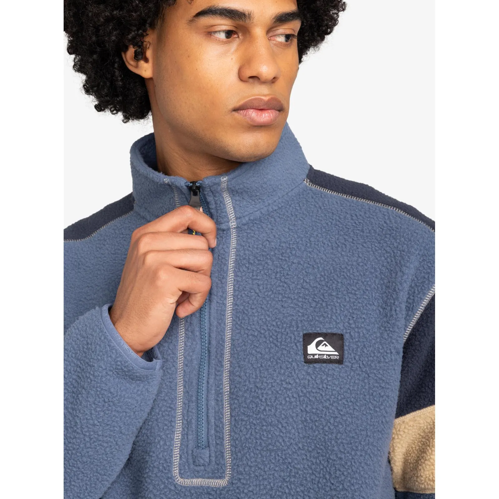 Quiksilver Mens Clean Coast Half Zip Sweatshirt