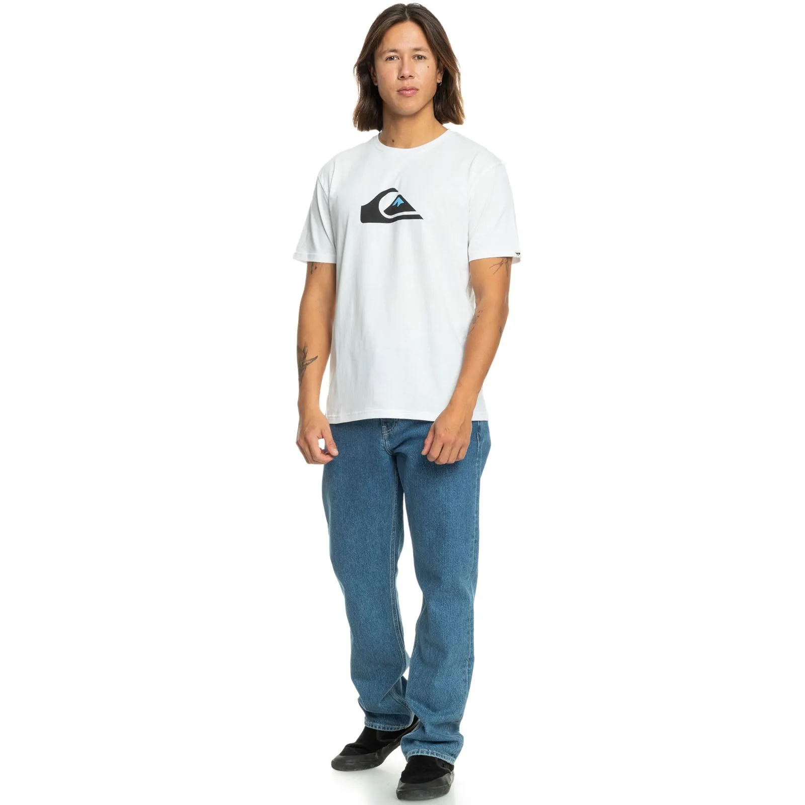 Quiksilver Mens Comp Logo Short Sleeve T-Shirt