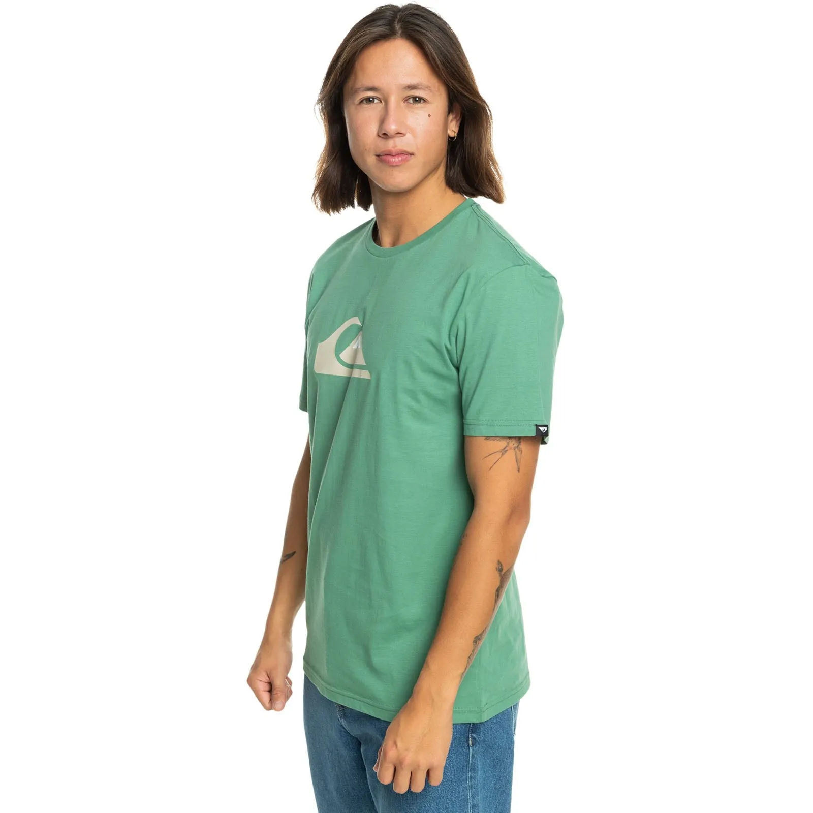 Quiksilver Mens Comp Logo Short Sleeve T-Shirt