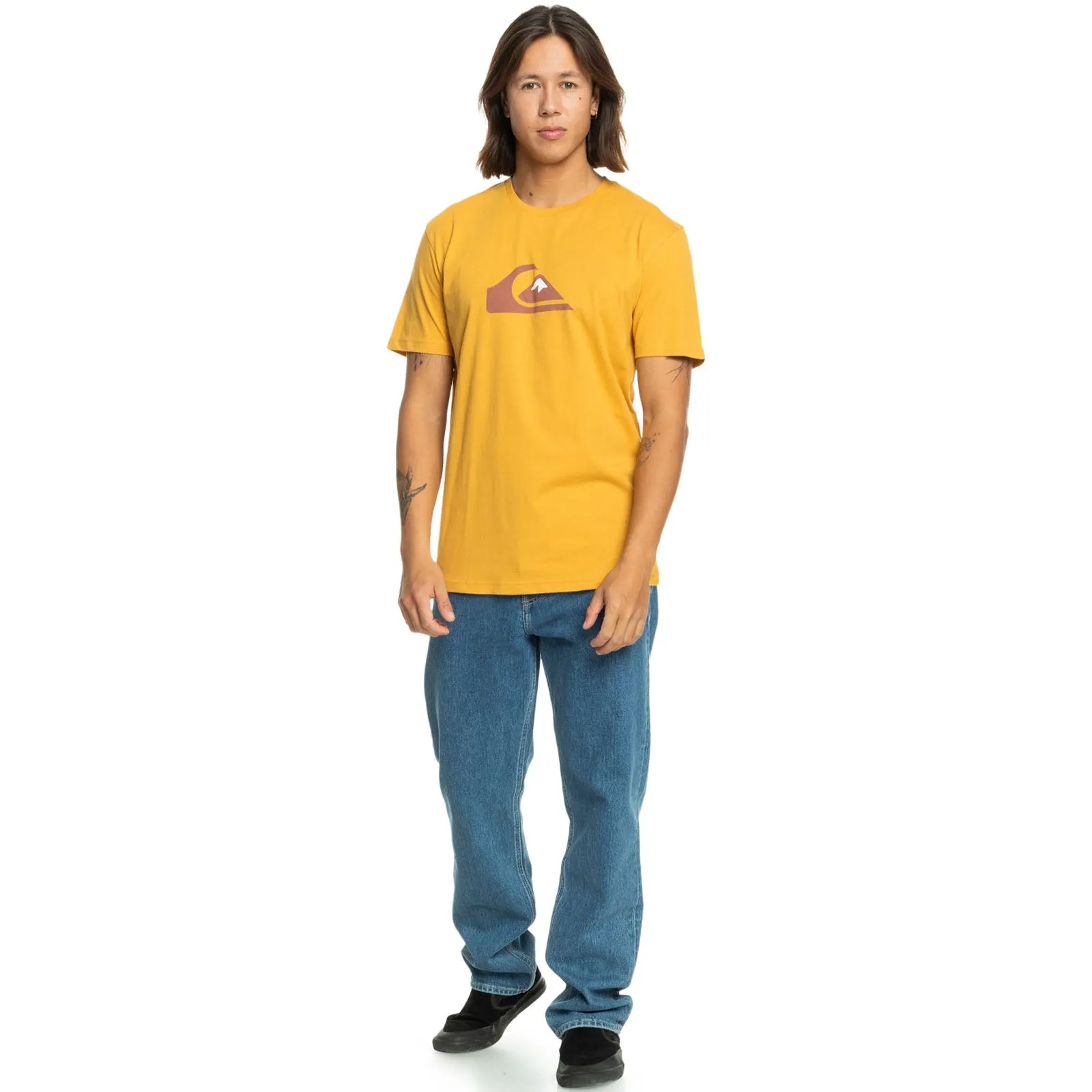 Quiksilver Mens Comp Logo Short Sleeve T-Shirt