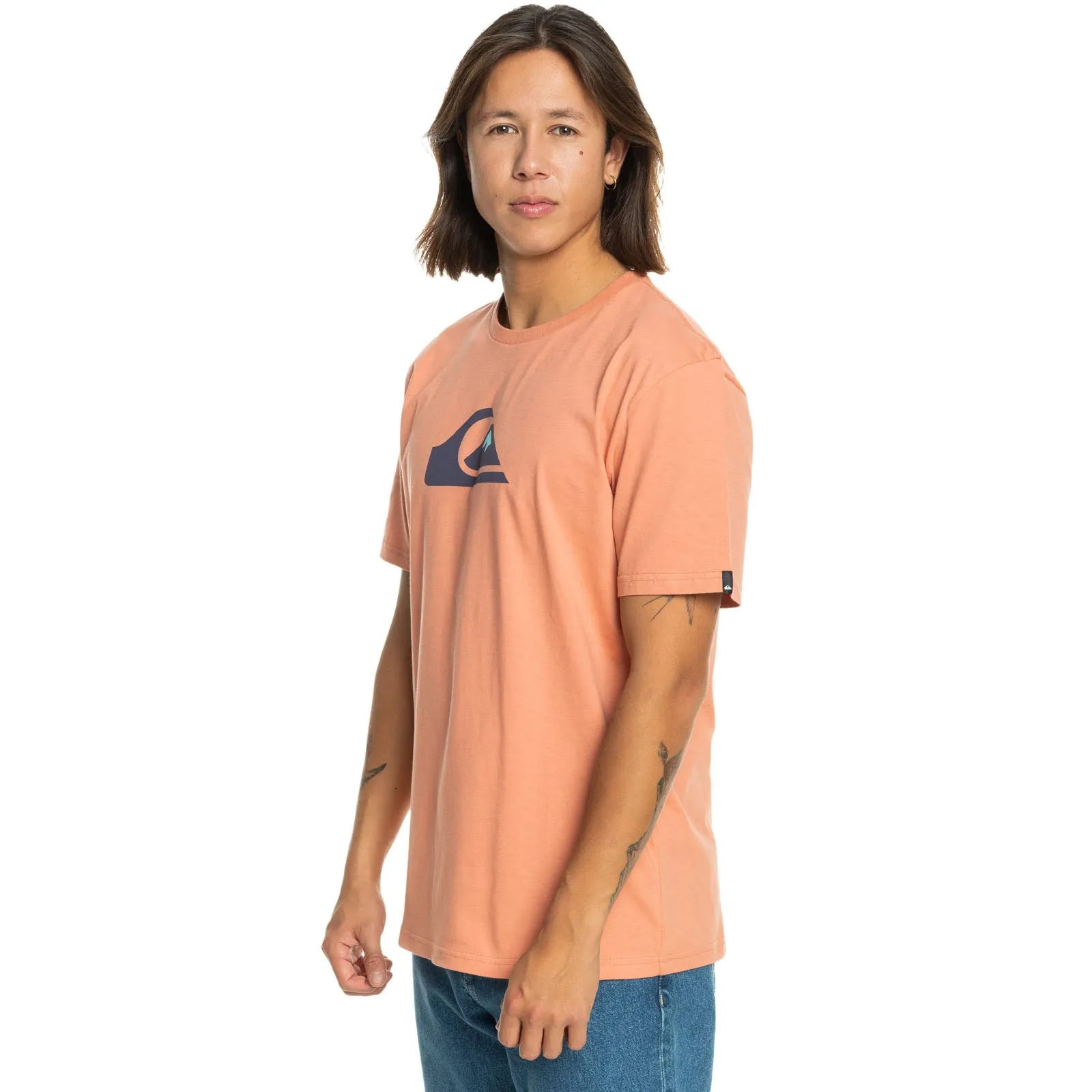 Quiksilver Mens Comp Logo Short Sleeve T-Shirt