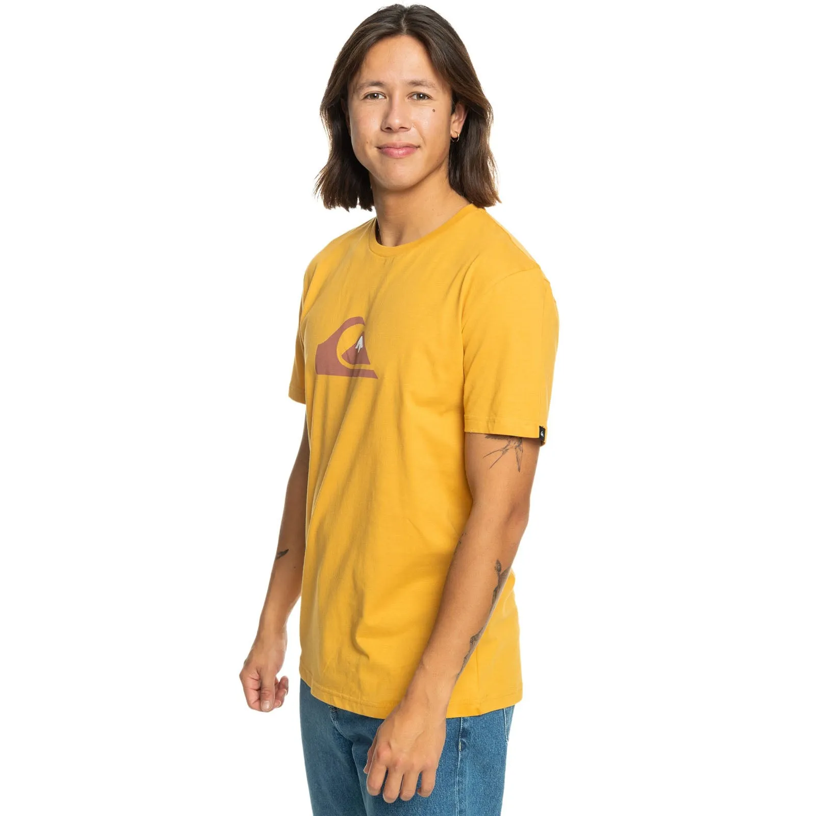 Quiksilver Mens Comp Logo Short Sleeve T-Shirt