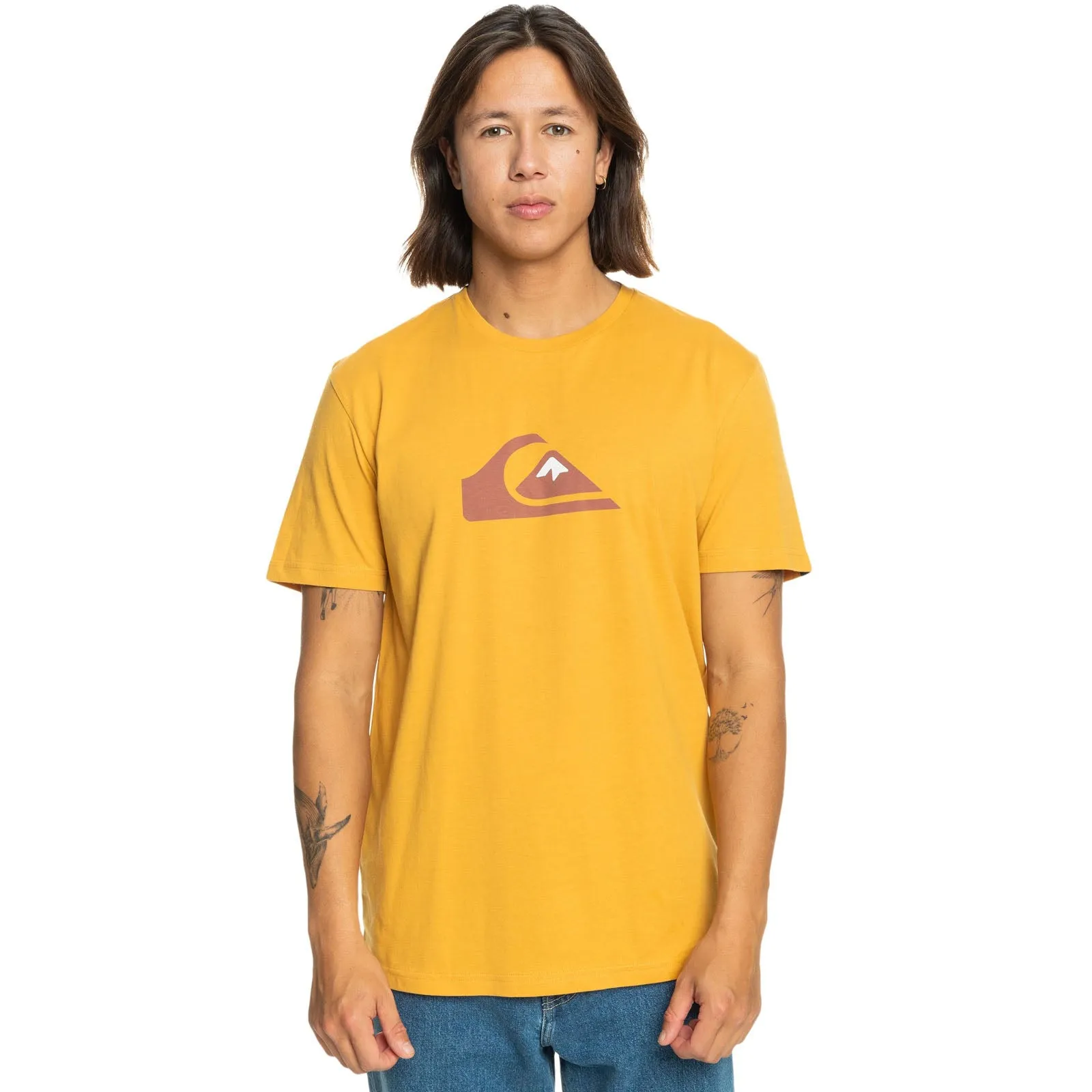 Quiksilver Mens Comp Logo Short Sleeve T-Shirt