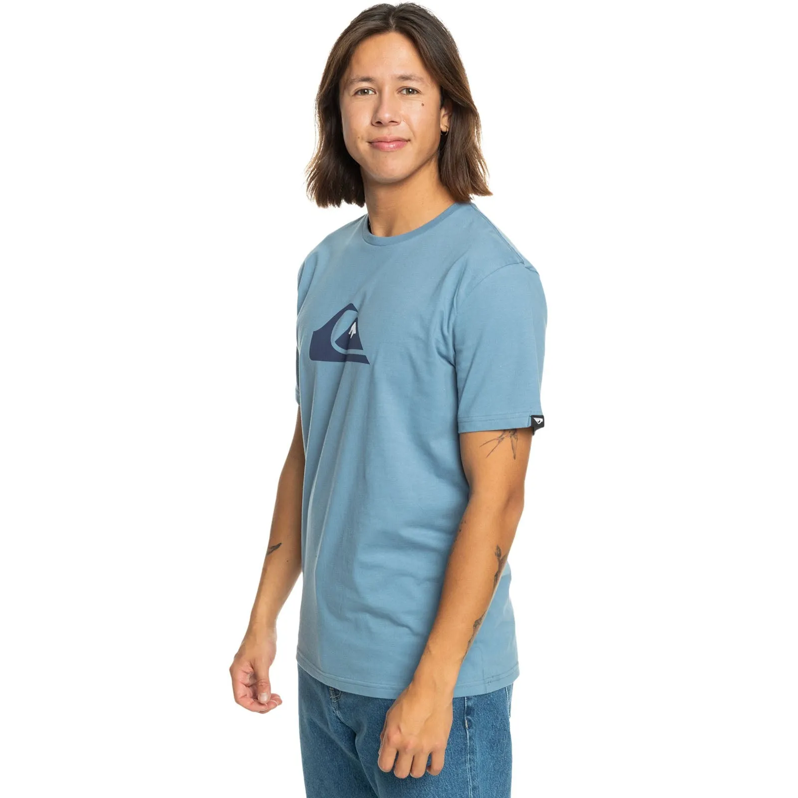 Quiksilver Mens Comp Logo Short Sleeve T-Shirt