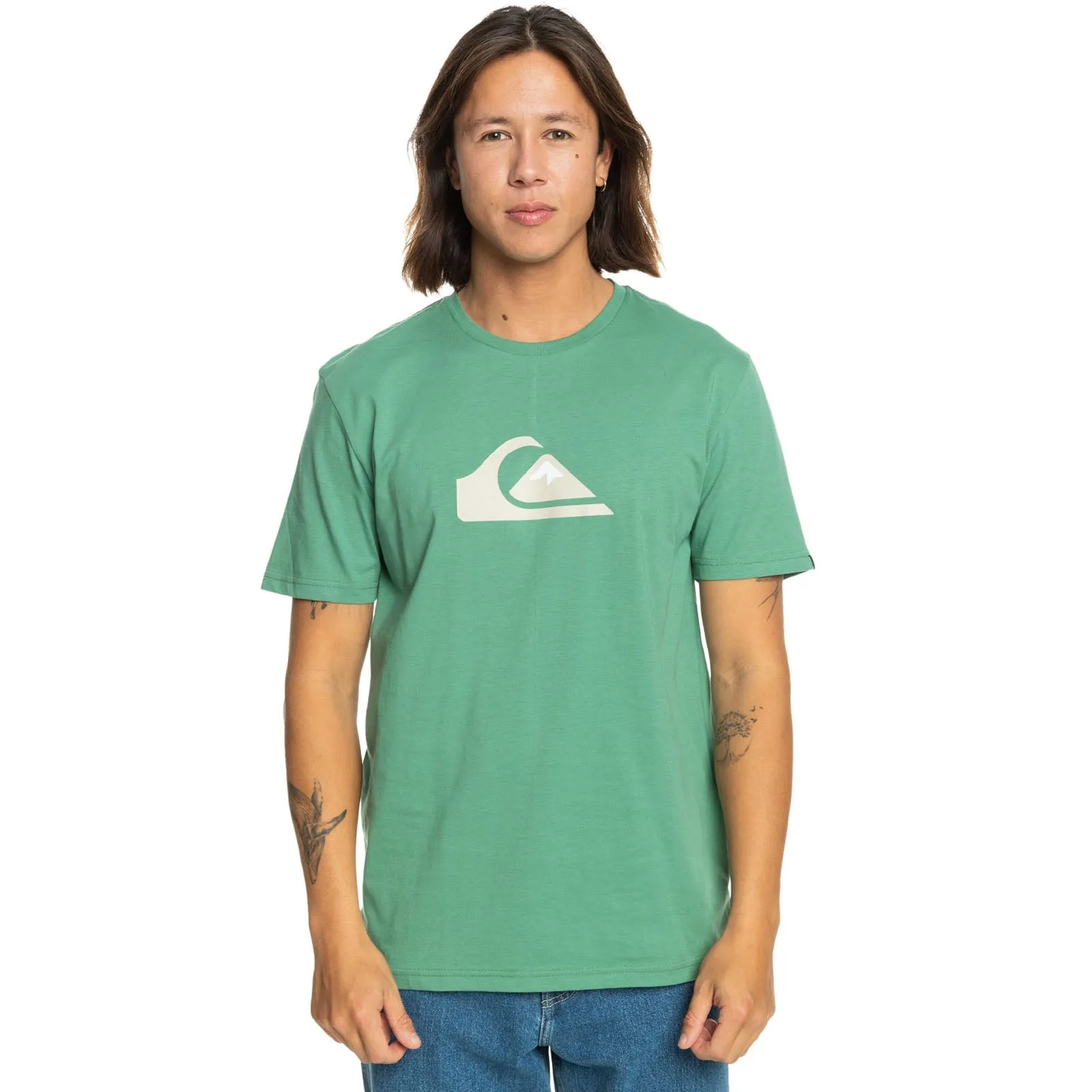 Quiksilver Mens Comp Logo Short Sleeve T-Shirt