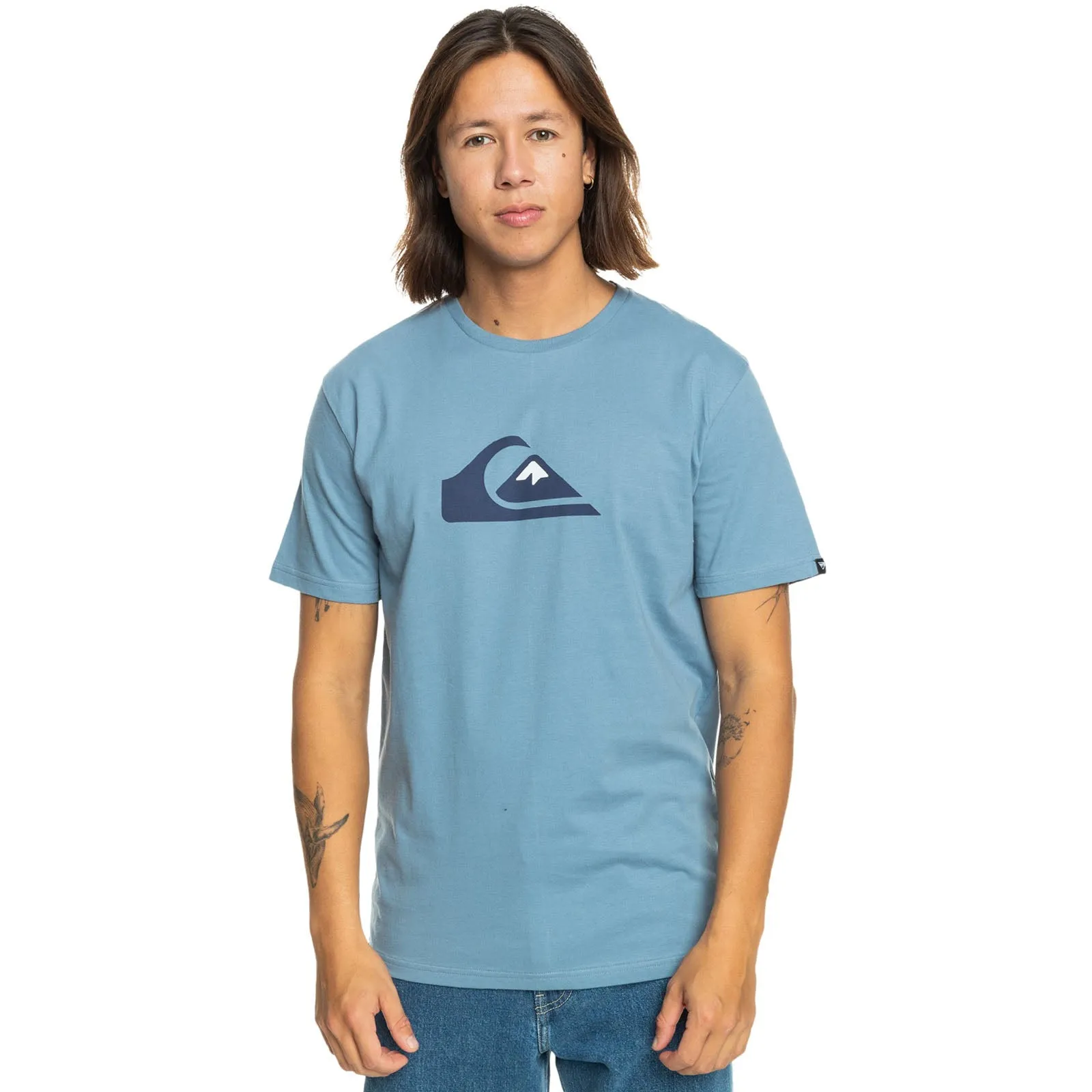 Quiksilver Mens Comp Logo Short Sleeve T-Shirt