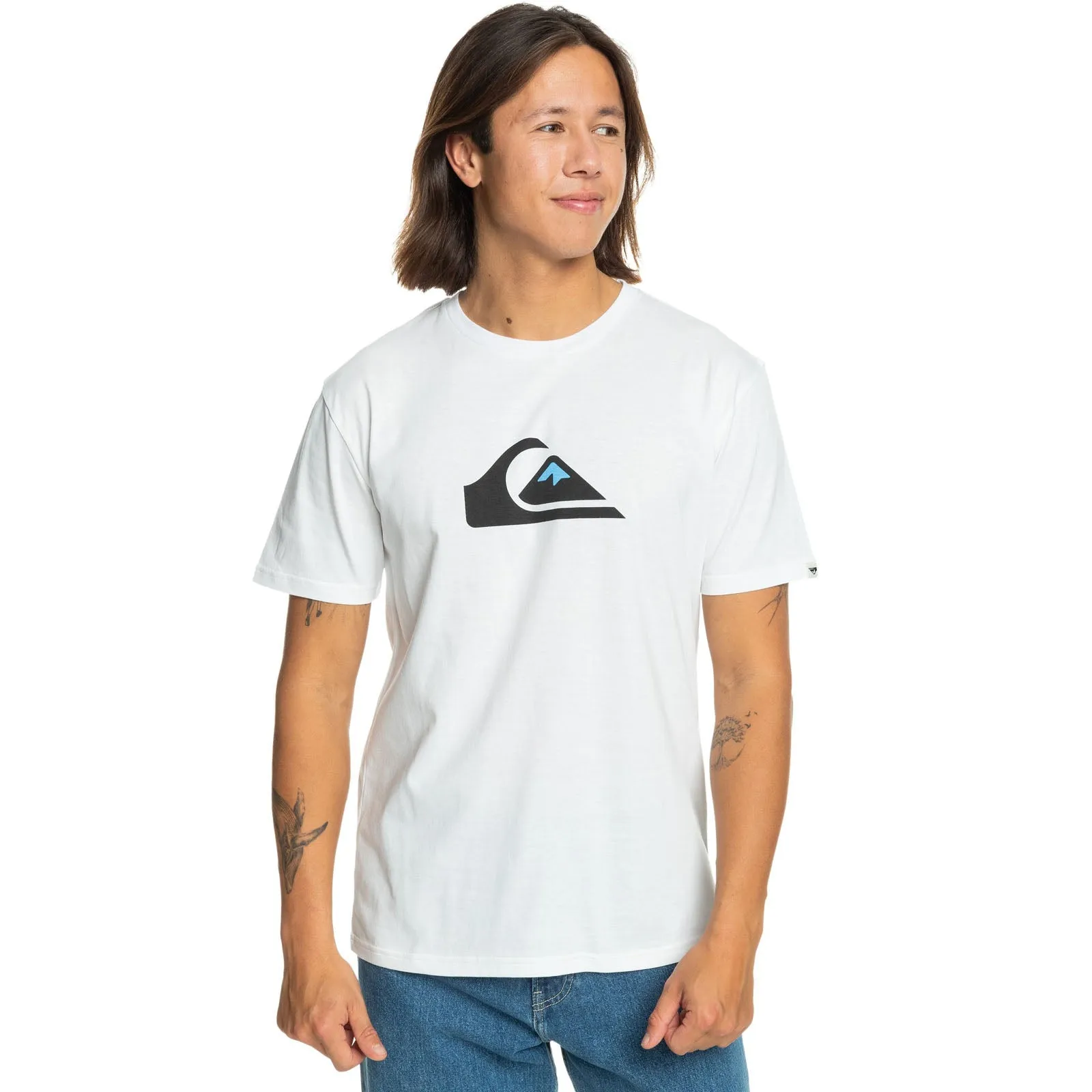 Quiksilver Mens Comp Logo Short Sleeve T-Shirt