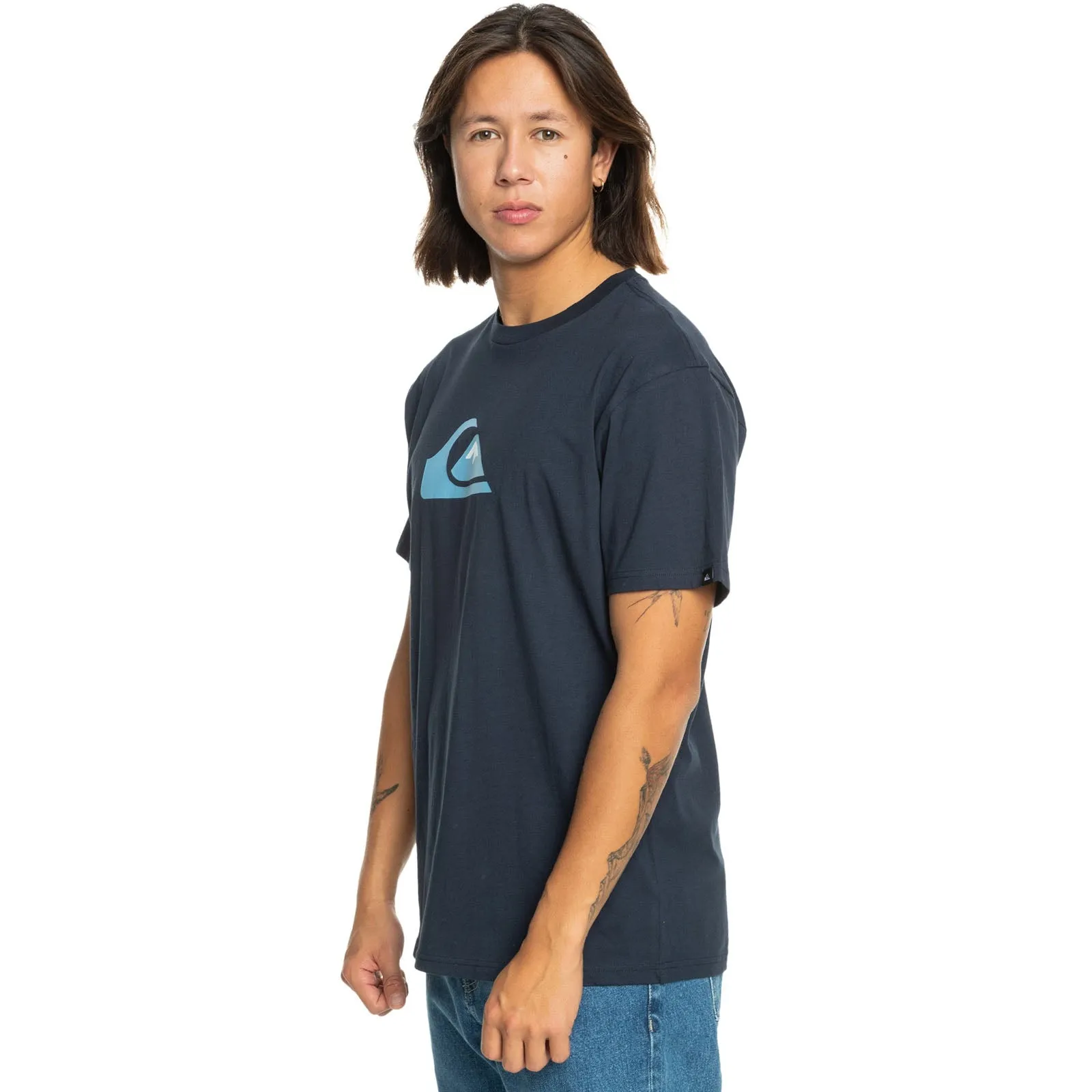 Quiksilver Mens Comp Logo Short Sleeve T-Shirt