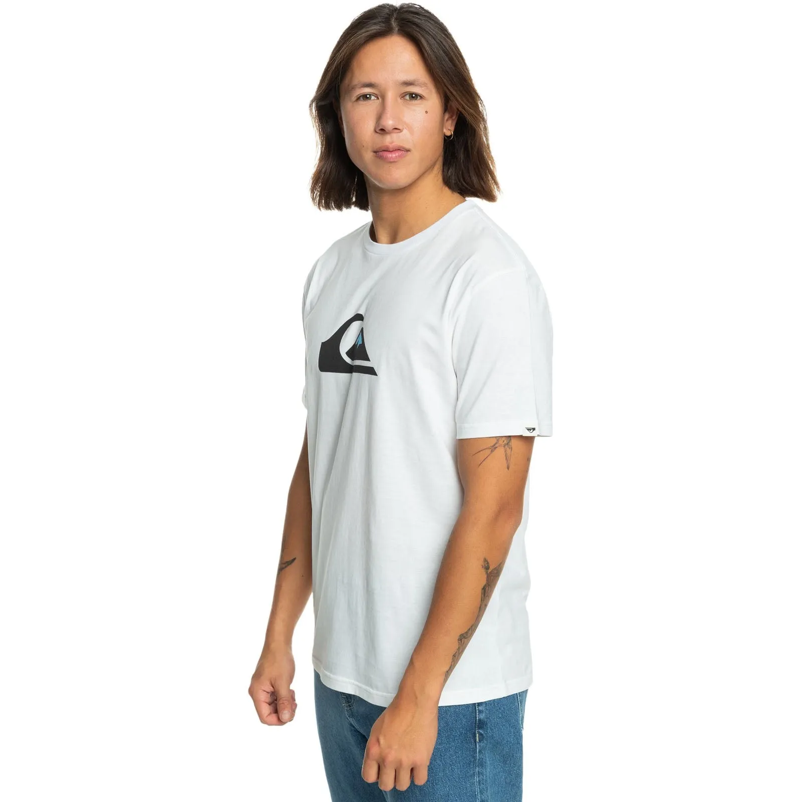 Quiksilver Mens Comp Logo Short Sleeve T-Shirt