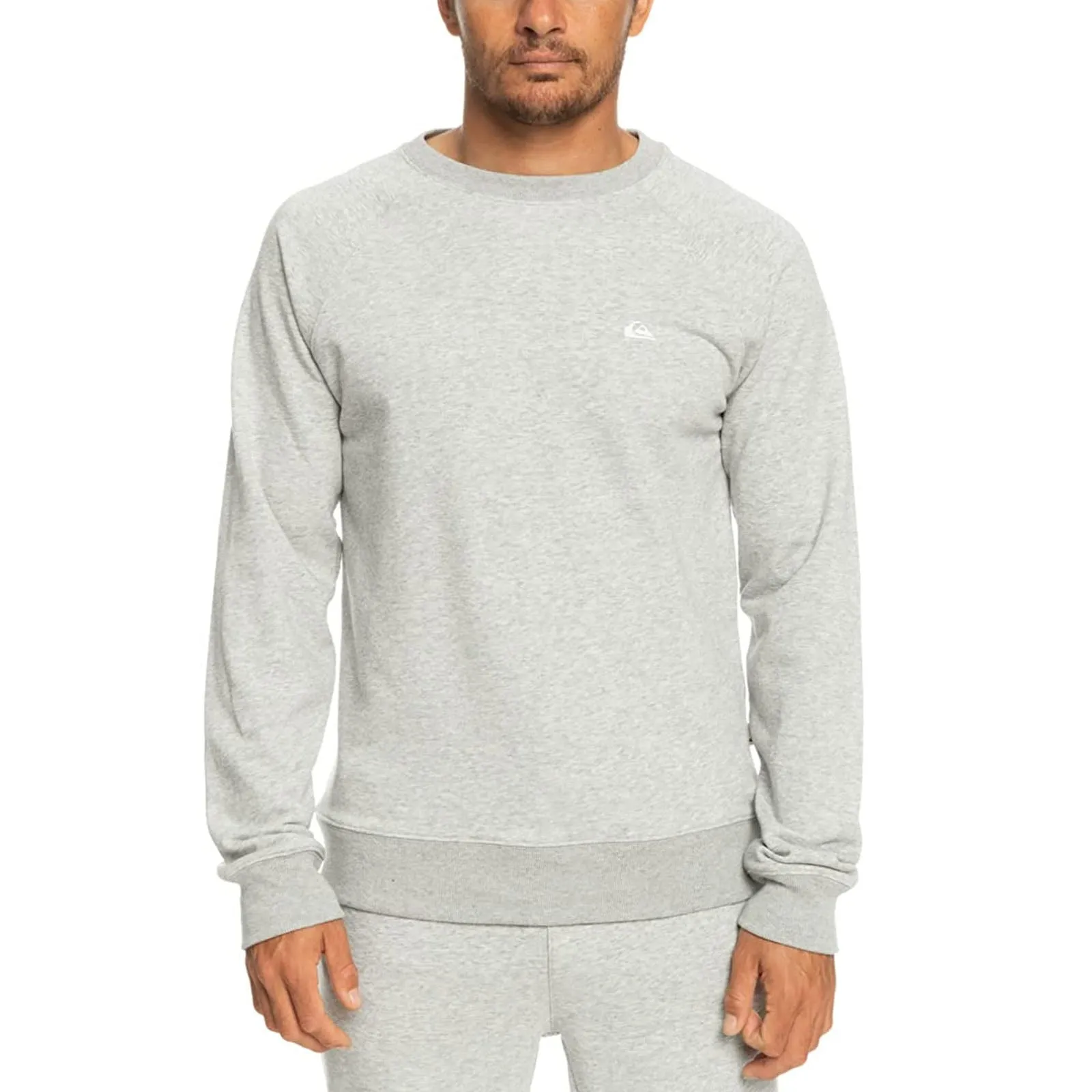 Quiksilver Mens Essentials Raglan Crew Neck Sweatshirt
