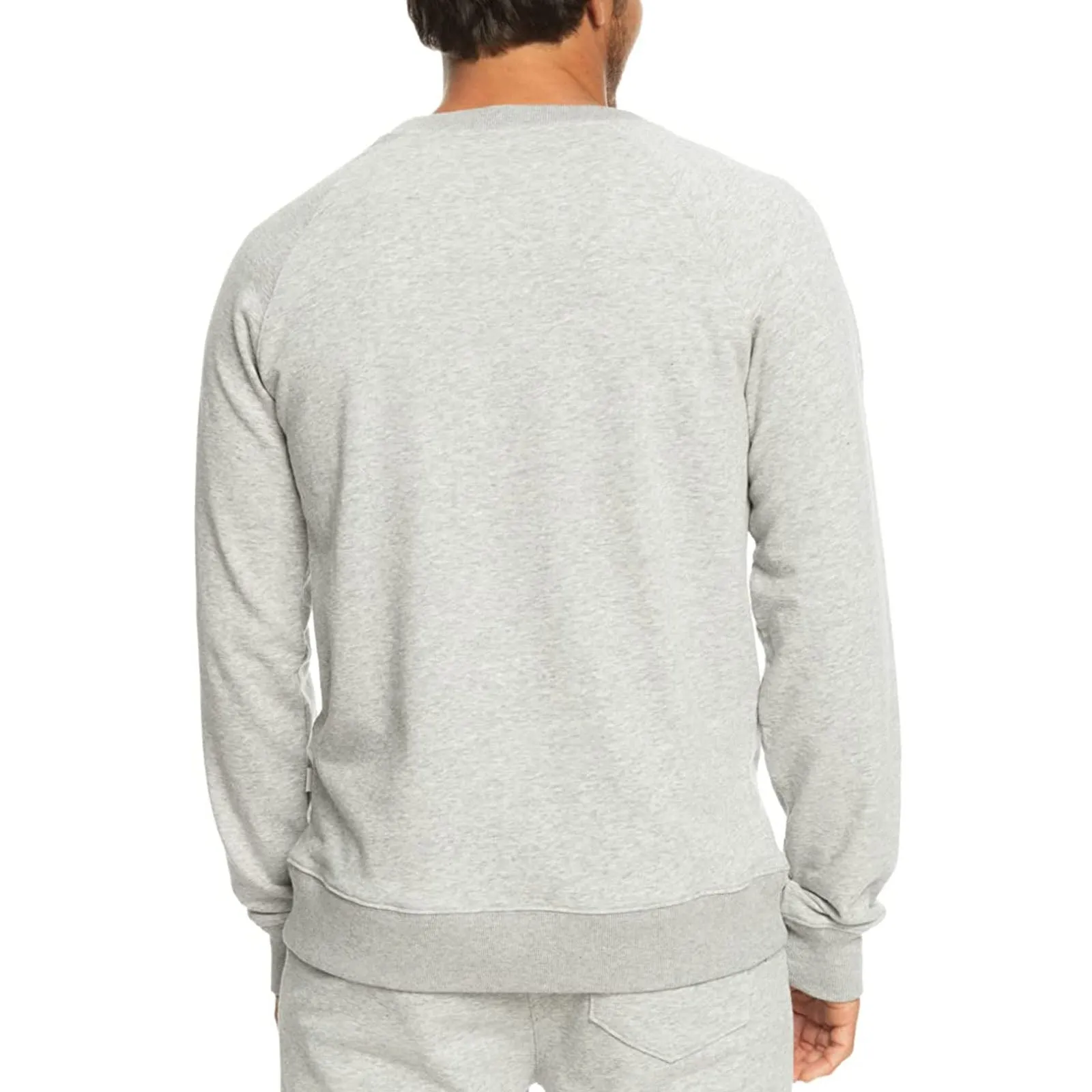 Quiksilver Mens Essentials Raglan Crew Neck Sweatshirt