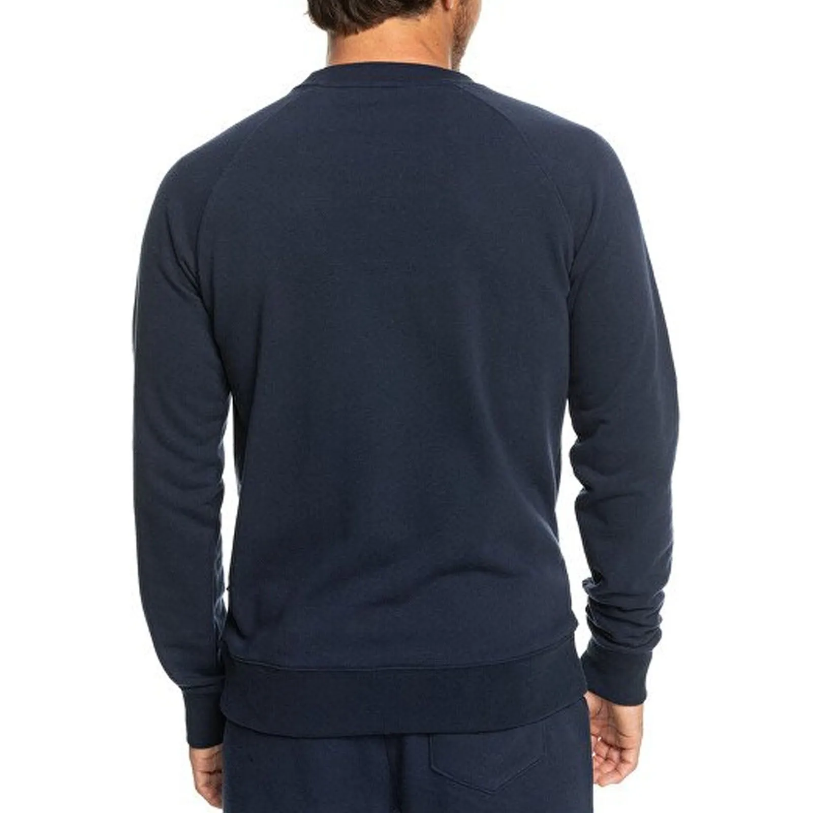 Quiksilver Mens Essentials Raglan Crew Neck Sweatshirt