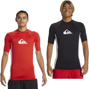 Quiksilver Mens Everyday Short Sleeve UV Protect Rash Vest
