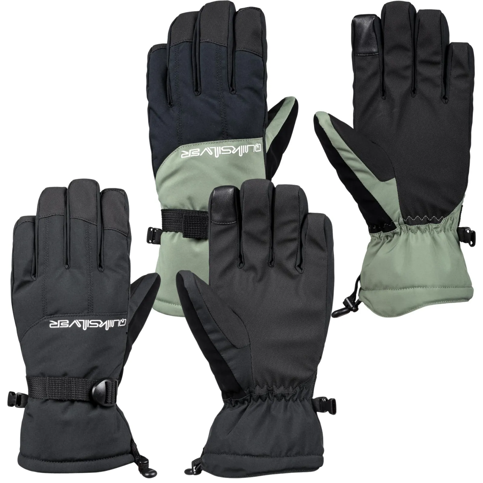 Quiksilver Mens Mission Snow Gloves