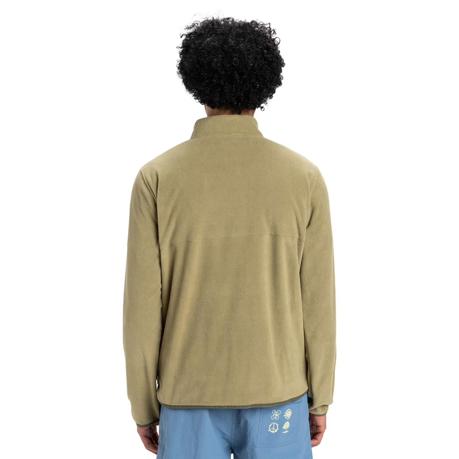 Quiksilver Mens No Destination 2 Half Zip Fleece