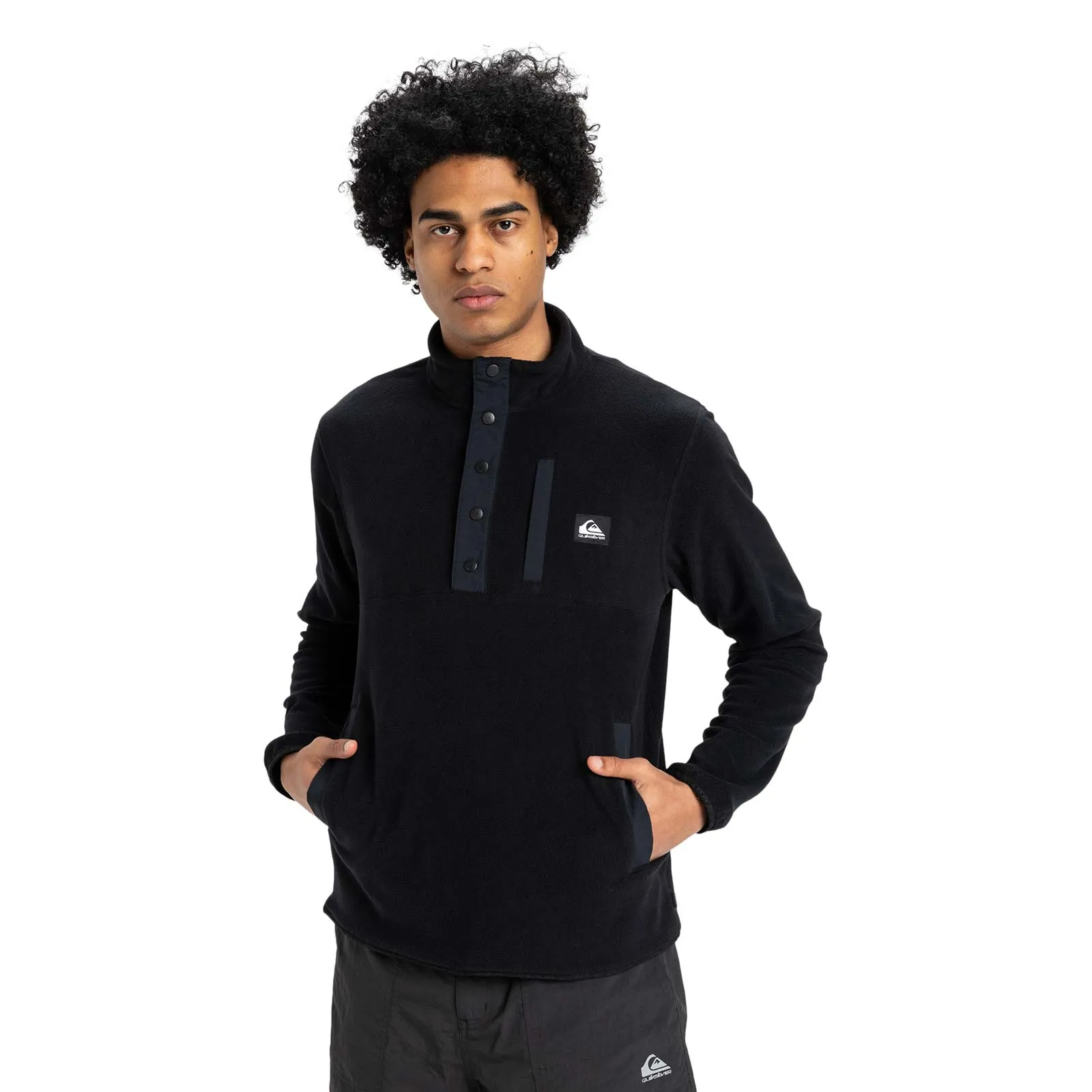 Quiksilver Mens No Destination 2 Half Zip Fleece