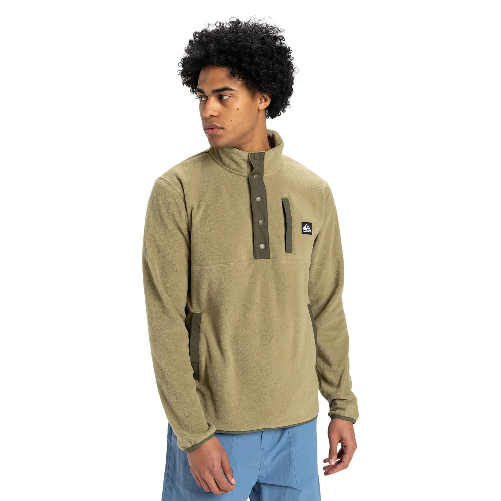Quiksilver Mens No Destination 2 Half Zip Fleece