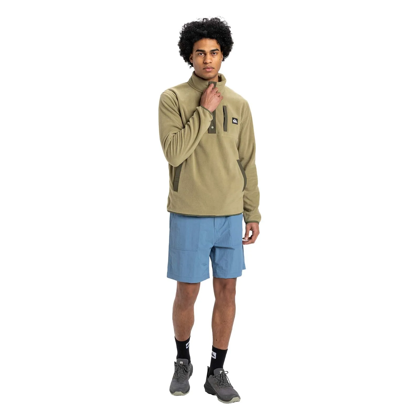 Quiksilver Mens No Destination 2 Half Zip Fleece
