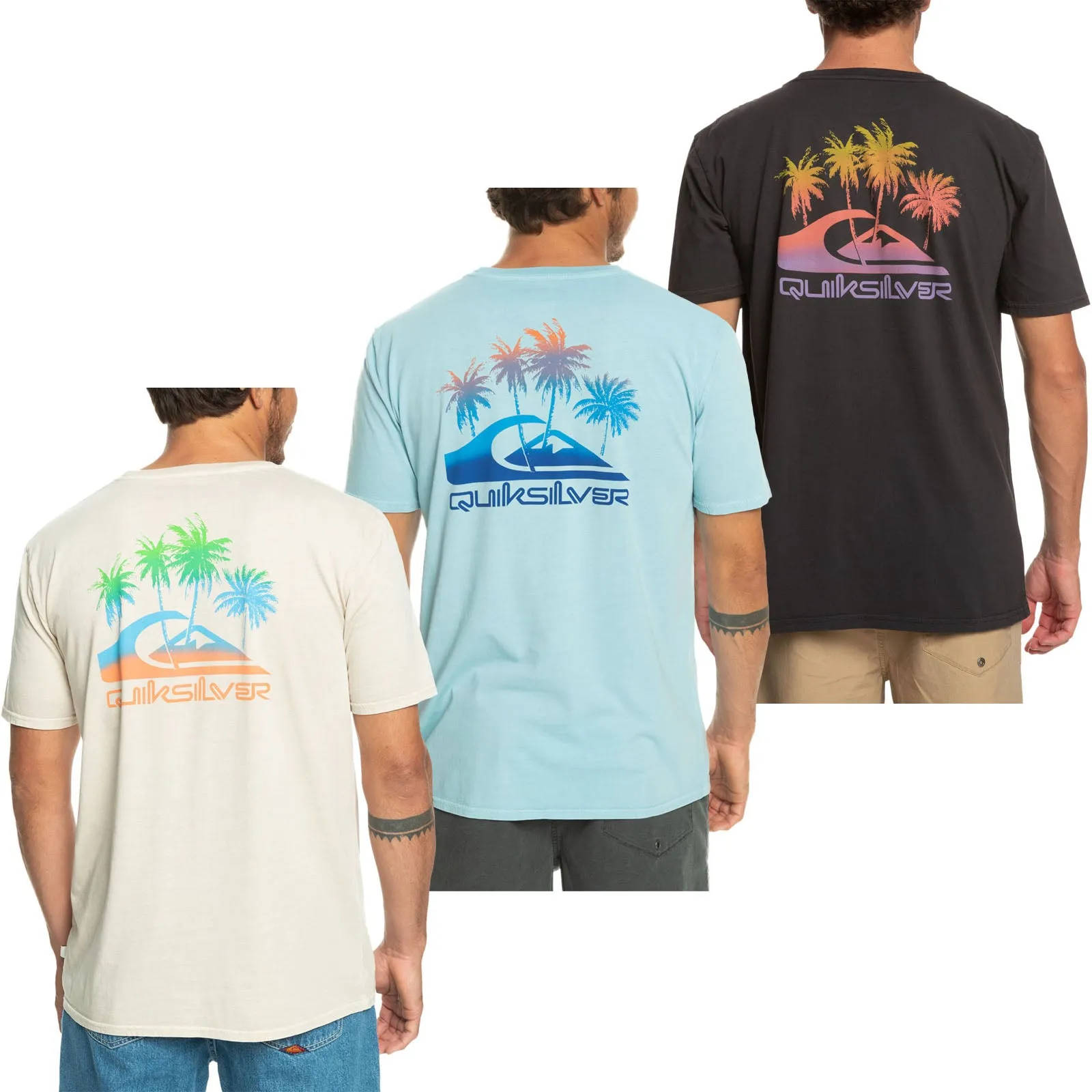 Quiksilver Mens Passtime Paradise Short Sleeve T-Shirt