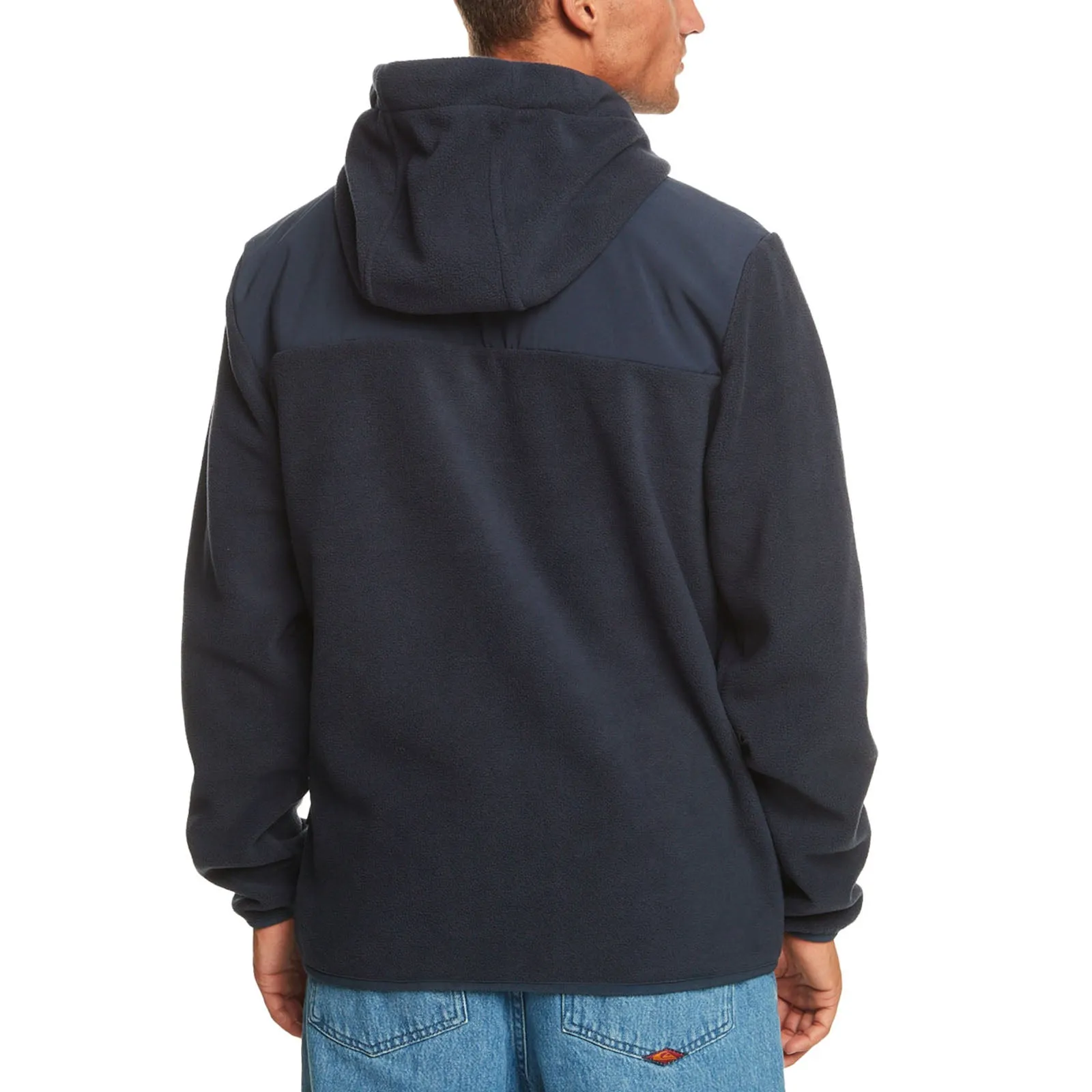 Quiksilver Mens Polar Full Zip Hooded Fleece Jacket